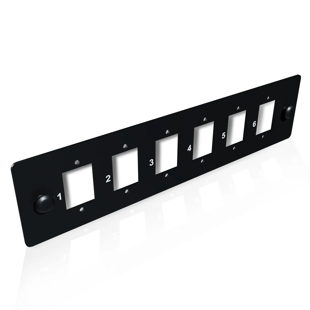 1 x 6 LC Duplex Adapter Panel - Image 4