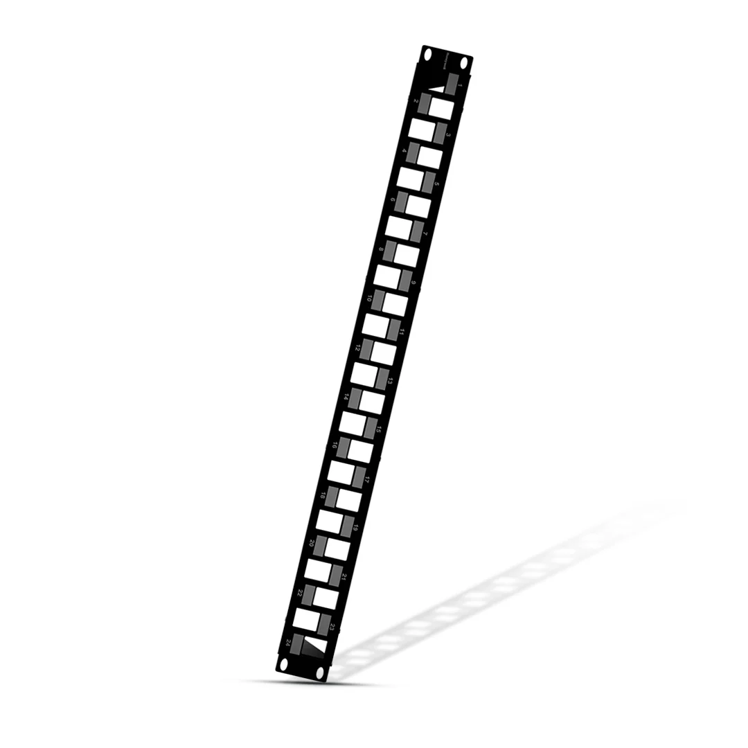 24 Ports UTP Unloaded Staggered Patch Panel - Image 3