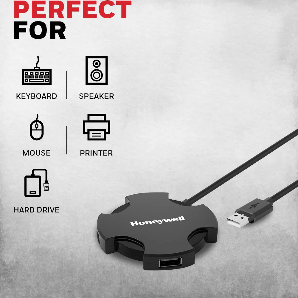 4-In-1 Ultra Slim USB Hub 2.0, 1.2 Meter Cable - Image 5