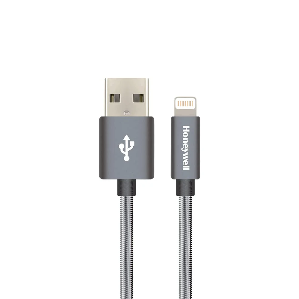 Apple Lightning Sync & Charge Cable 1.2 Mtr (Braided) - Grey