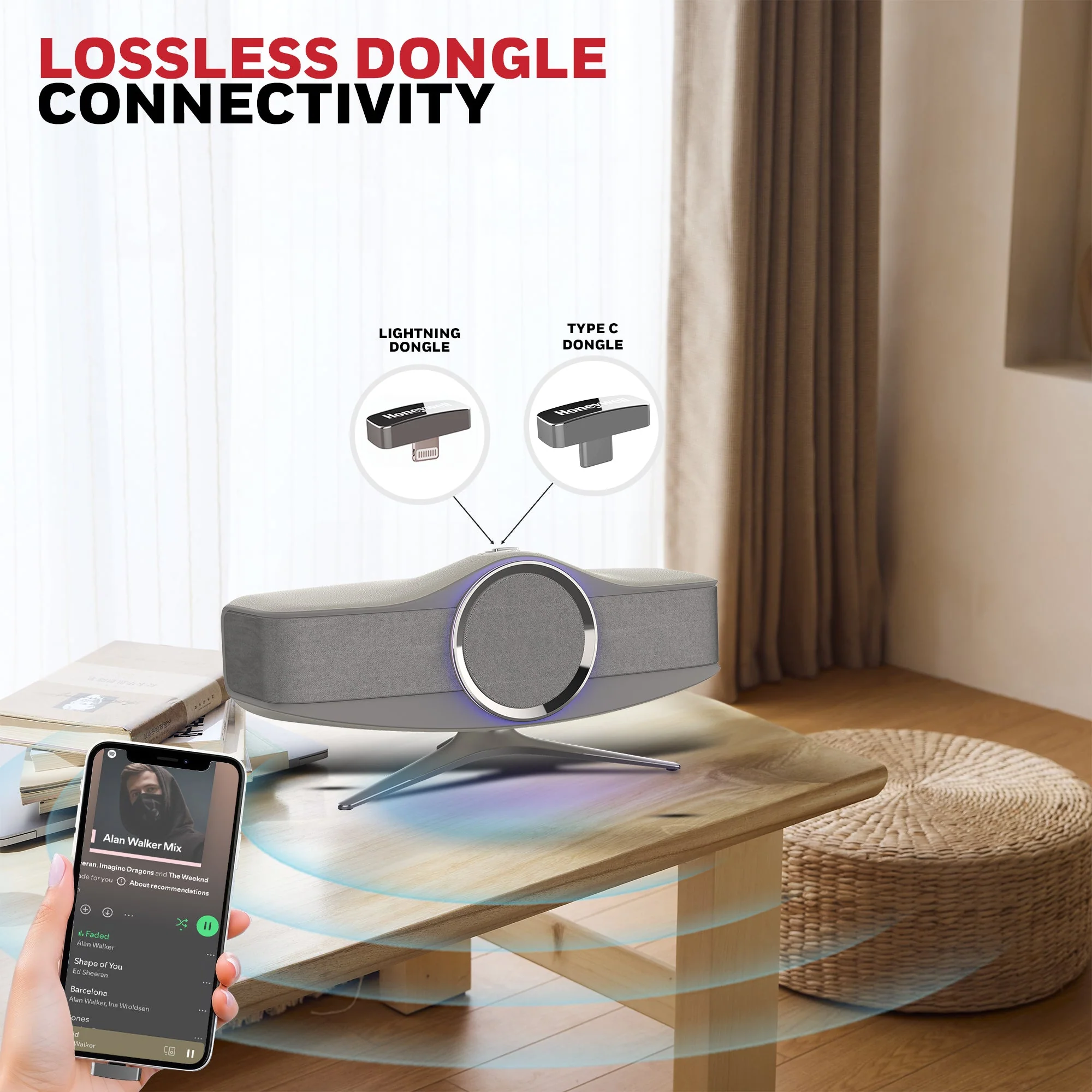 Aviator Hi-Fi Speaker-Grey - Image 4
