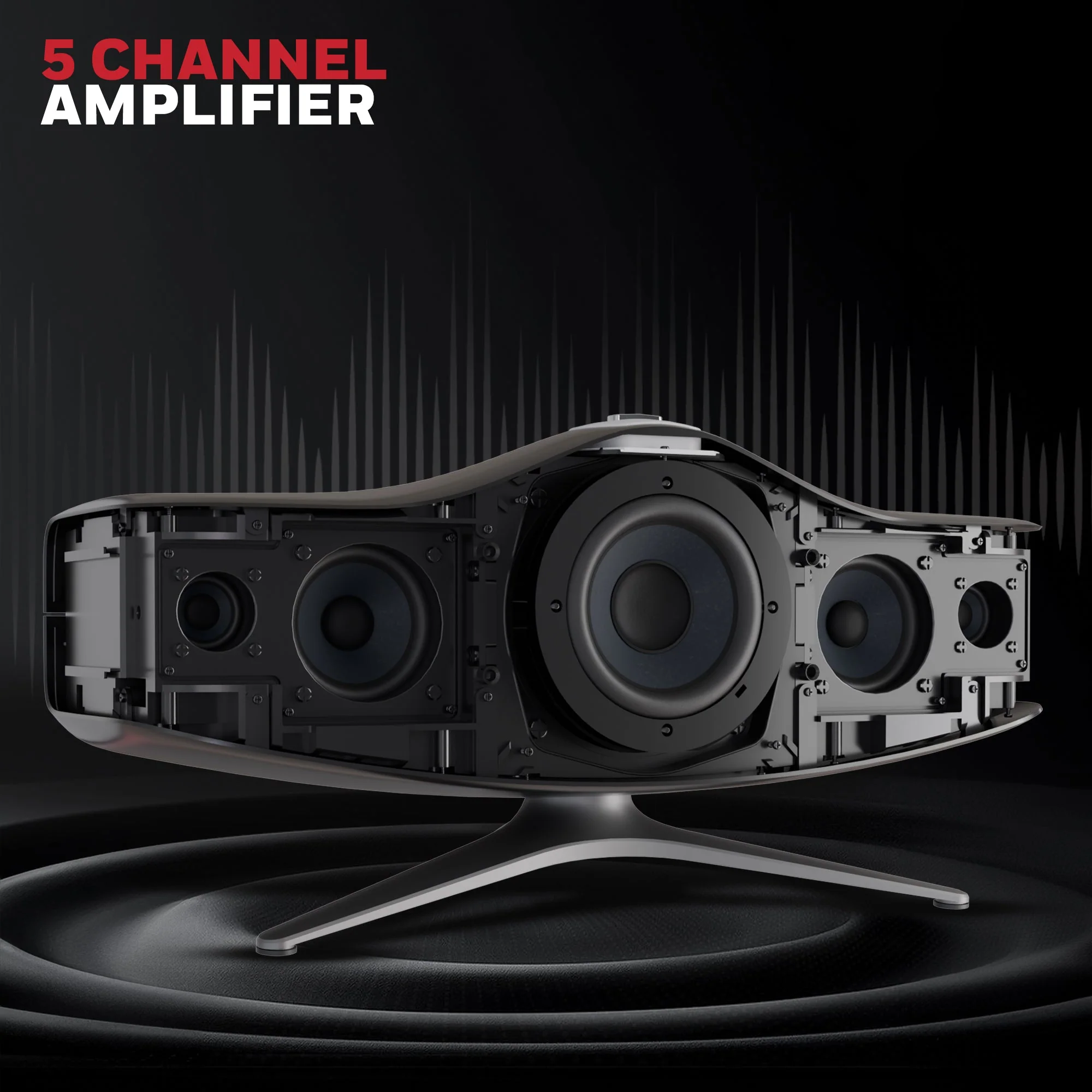 Aviator Hi-Fi Speaker-Grey - Image 6