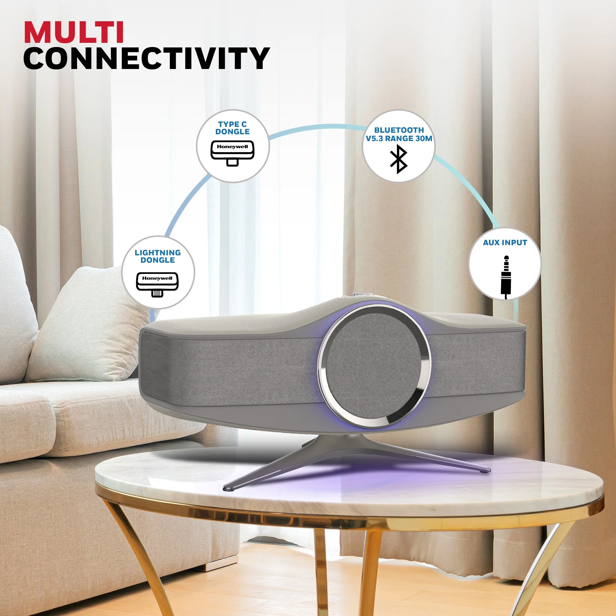 Aviator Hi-Fi Speaker-Grey - Image 7