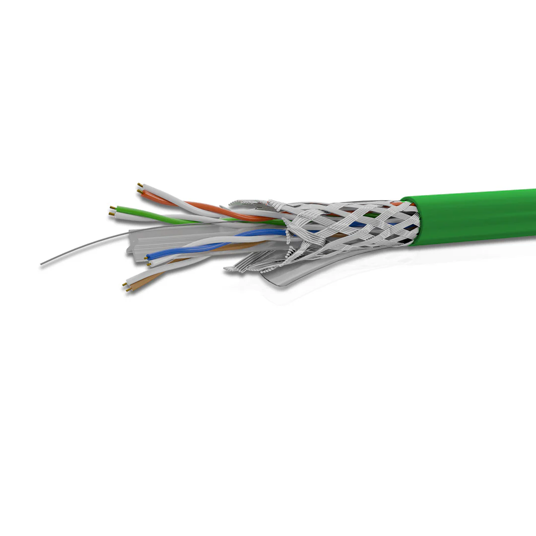 Cat 6 SFTP 4P Solid Cable True 23 AWG LSZH CM Green 305 Mtrs - Image 5