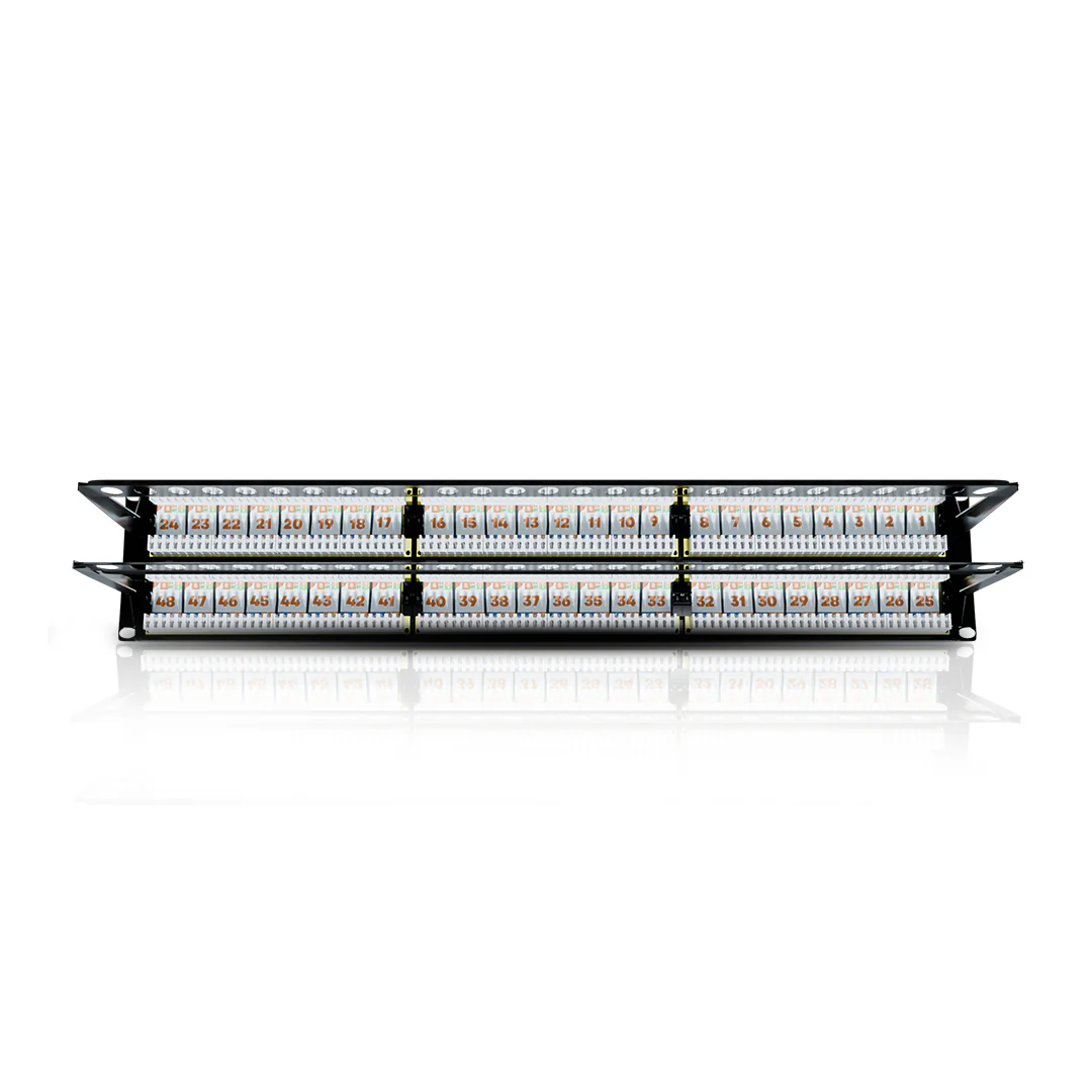 Cat 6 UTP 48 ports Loaded Patch Panel - Image 3