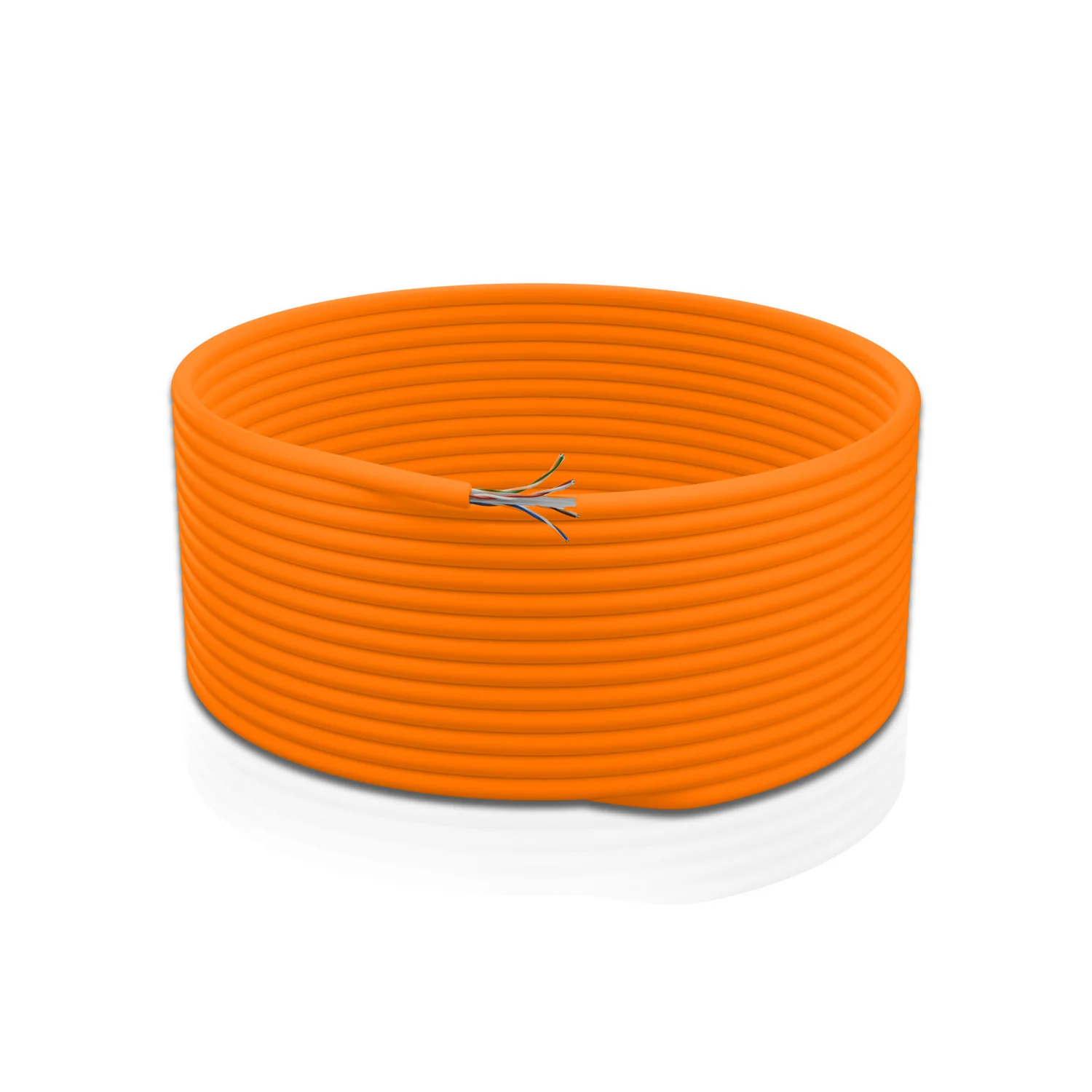 Cat 6 UTP 4P Solid Cable 23AWG FRPVC CM Orange 305 Mtrs - Image 4