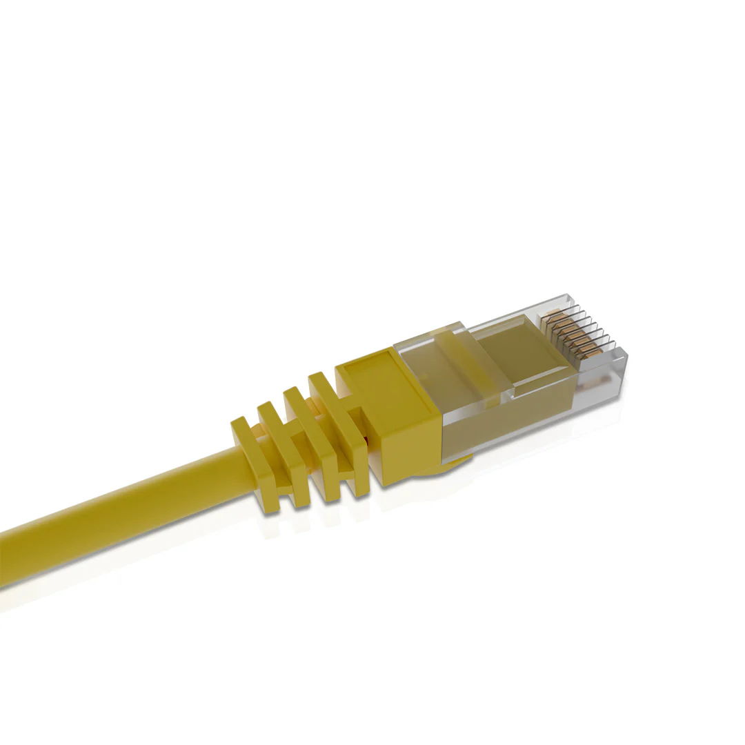 Cat 6 UTP Patch Cord LSZH  0.3 Meter  Yellow - Image 3
