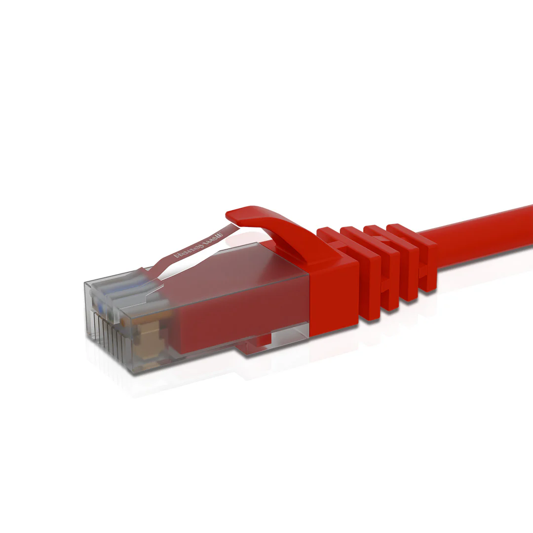Cat 6 UTP Patch Cord LSZH Jacket 0.3 Meter Red - Image 2