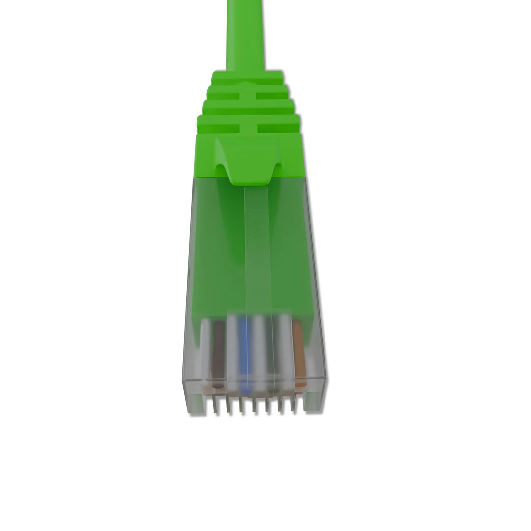 Cat 6 UTP Patch Cord LSZH Jacket 1 Meter Green - Image 2