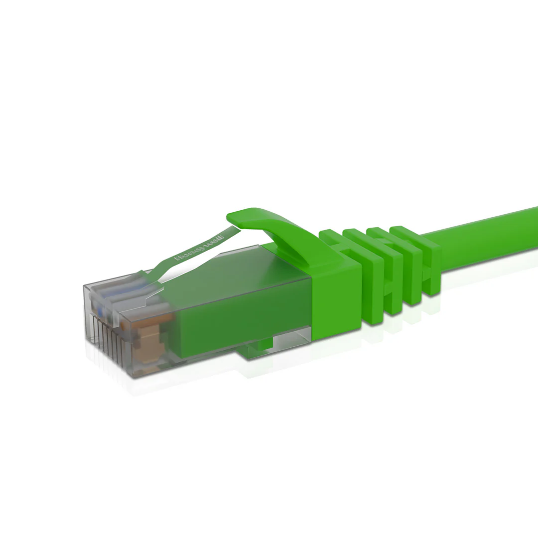 Cat 6 UTP Patch Cord LSZH Jacket 1 Meter Green - Image 4