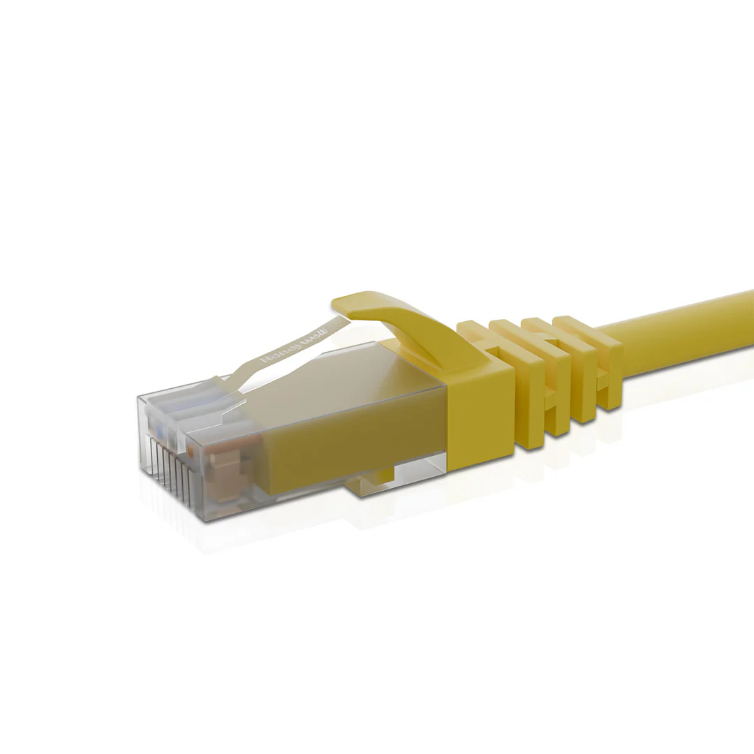 Cat 6 UTP Patch Cord LSZH Jacket 2 Meter Yellow - Image 2