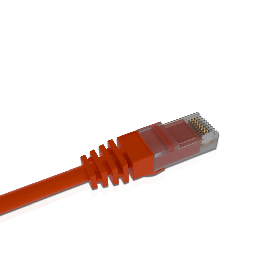 Cat 6 UTP Patch Cord LSZH Jacket 5 Meter Orange - Image 3