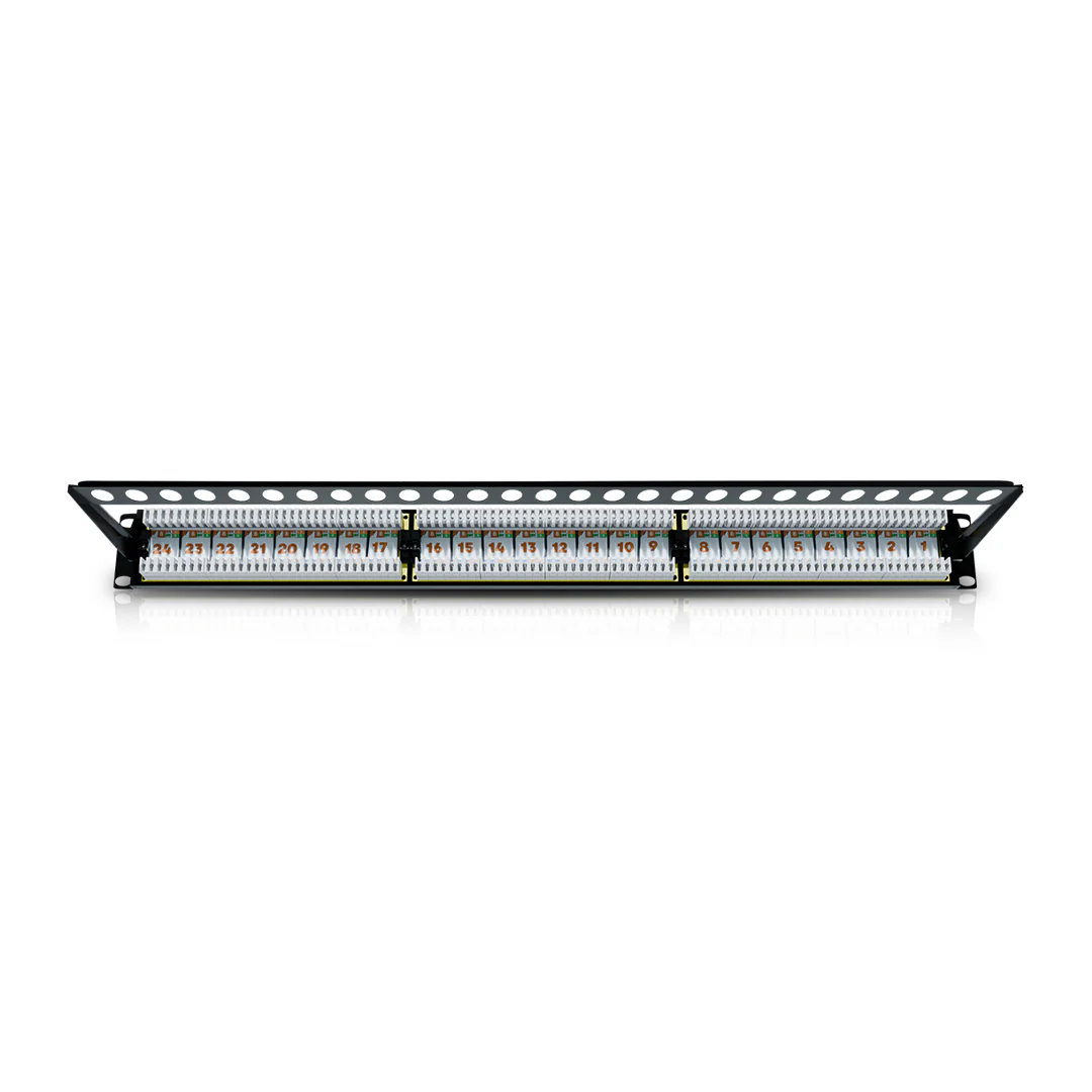 Cat 6A UTP 24 ports Loaded Patch Panel - Image 3