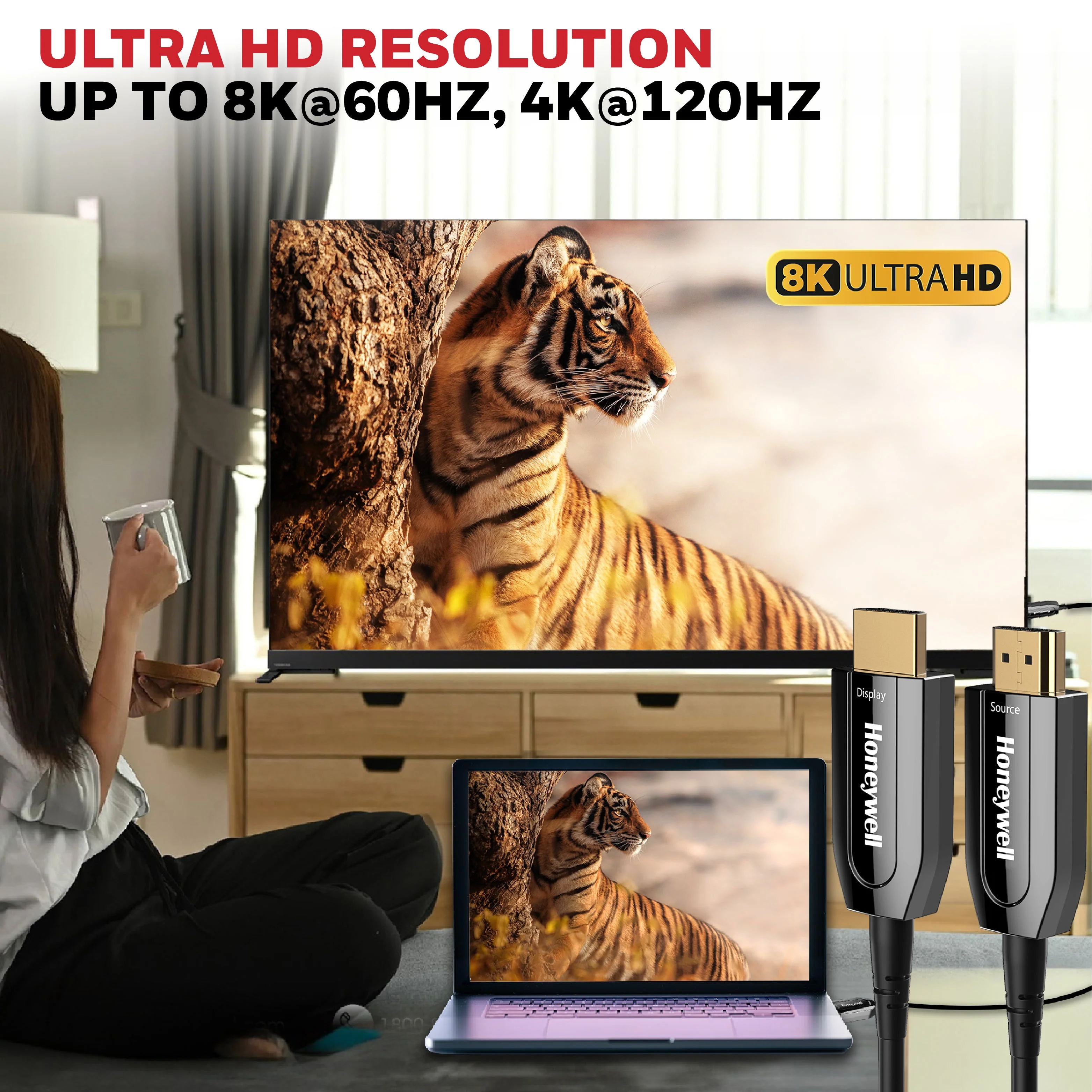 HDMI 10 Mtr AOC - 2.1 Compliant - Image 4