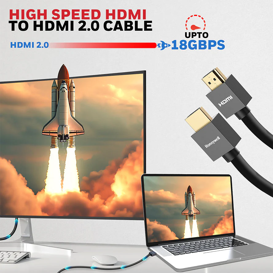 HDMI 10 Mtr with Ethernet - 2.0 Compliant Slim - Image 3