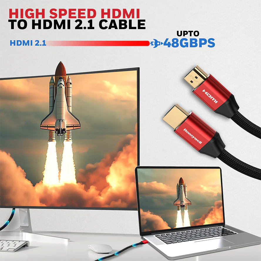 HDMI 2Mtr with Ethernet - 2.1 Compliant - Image 3