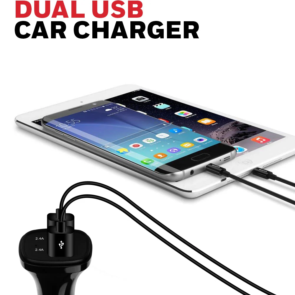 Micro CLA Charger w/o cable 4.8 Amp 2 x USB - Image 6