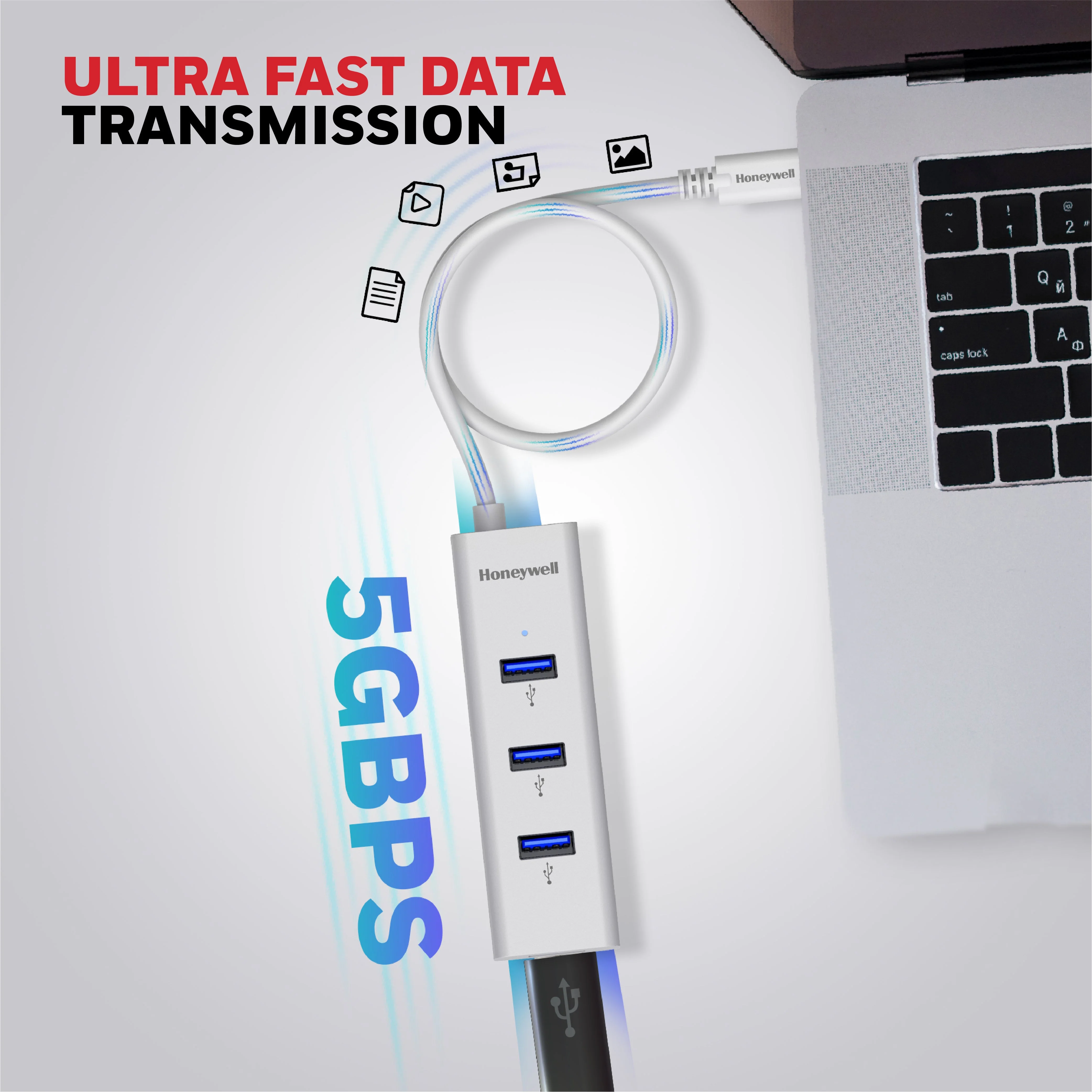 Momentum Type-C To 4xUSB 3.0 Hub - Image 4