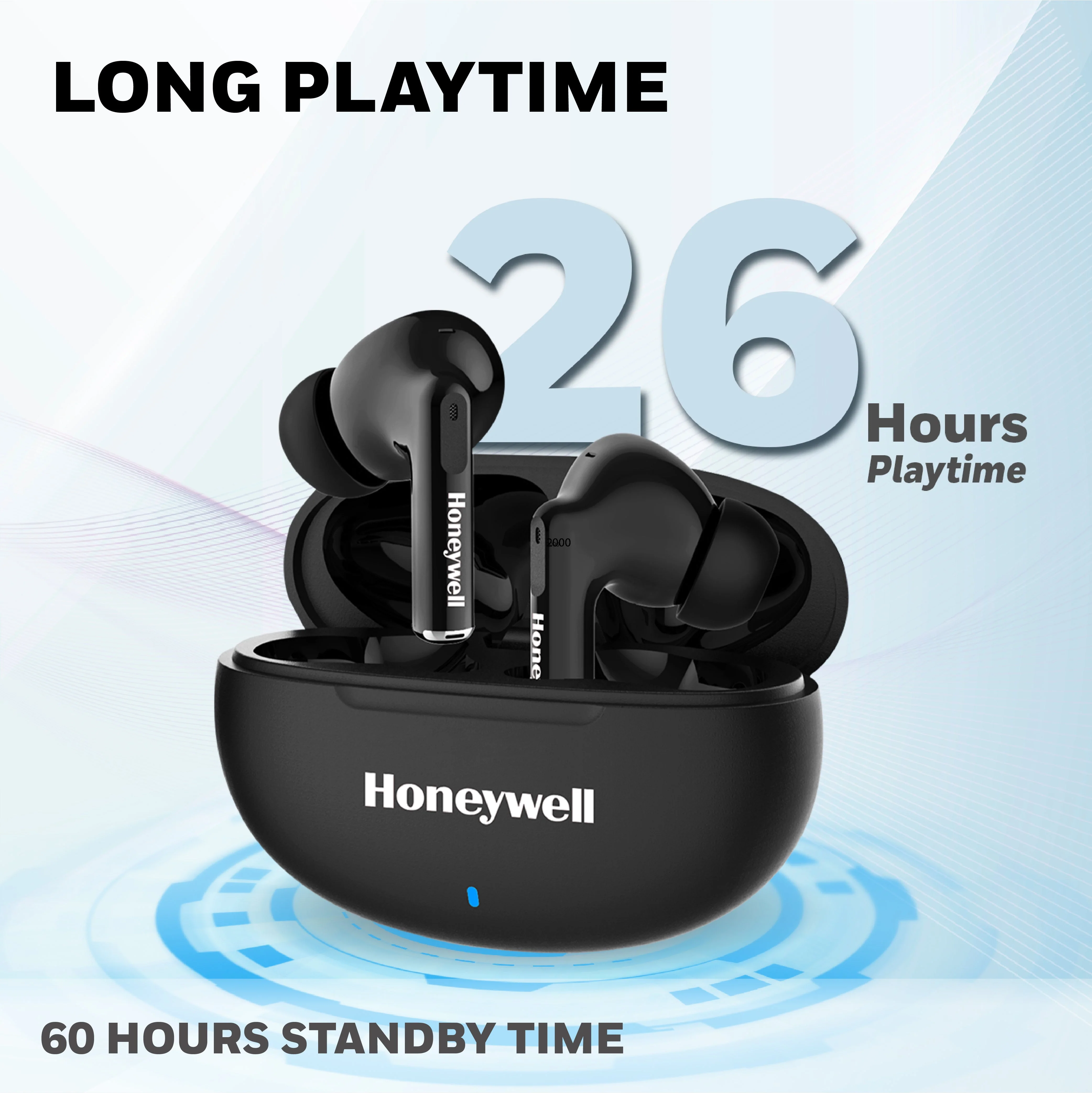 Moxie V1200 Truly Wireless Earbuds-Black - Image 11