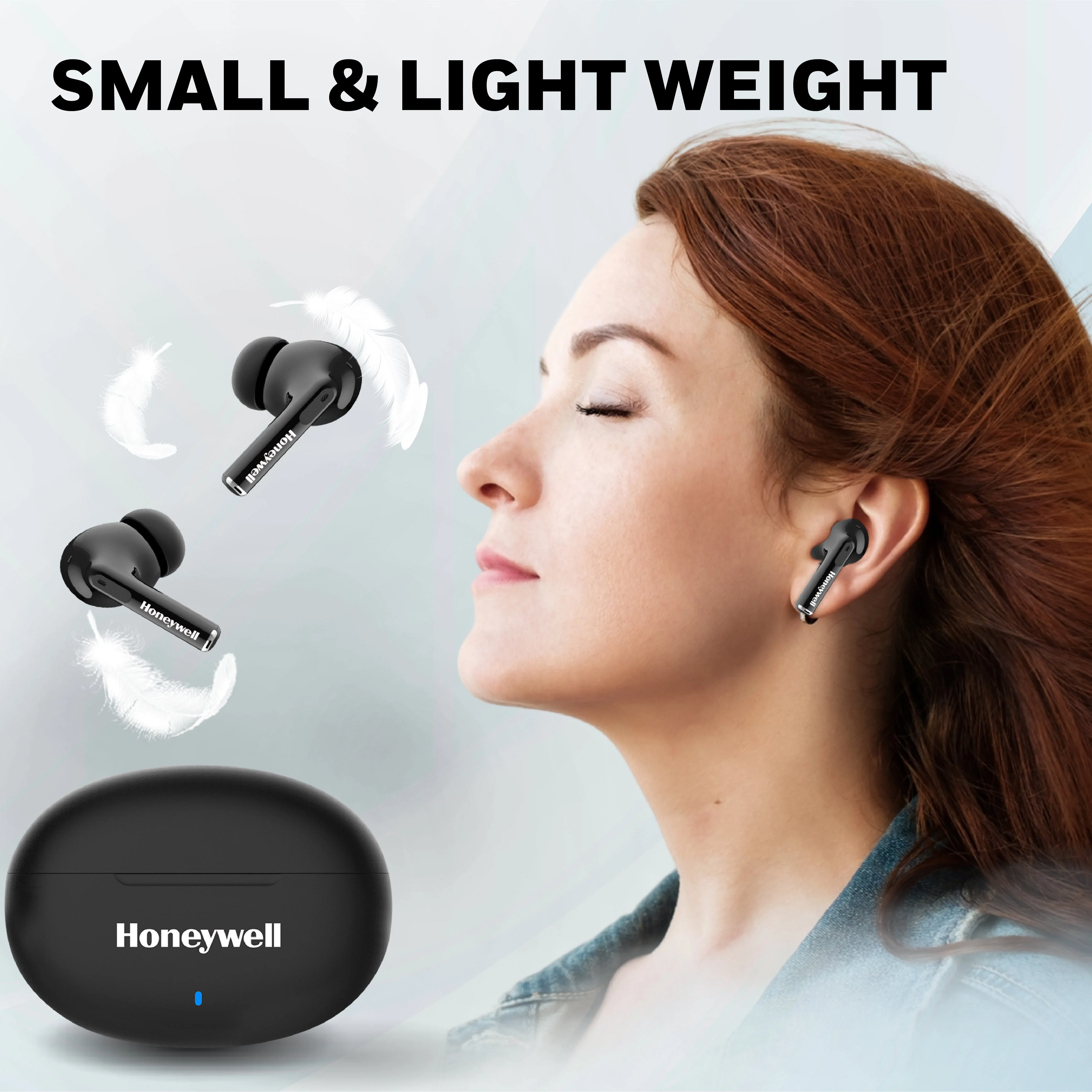 Moxie V1200 Truly Wireless Earbuds-Black - Image 5