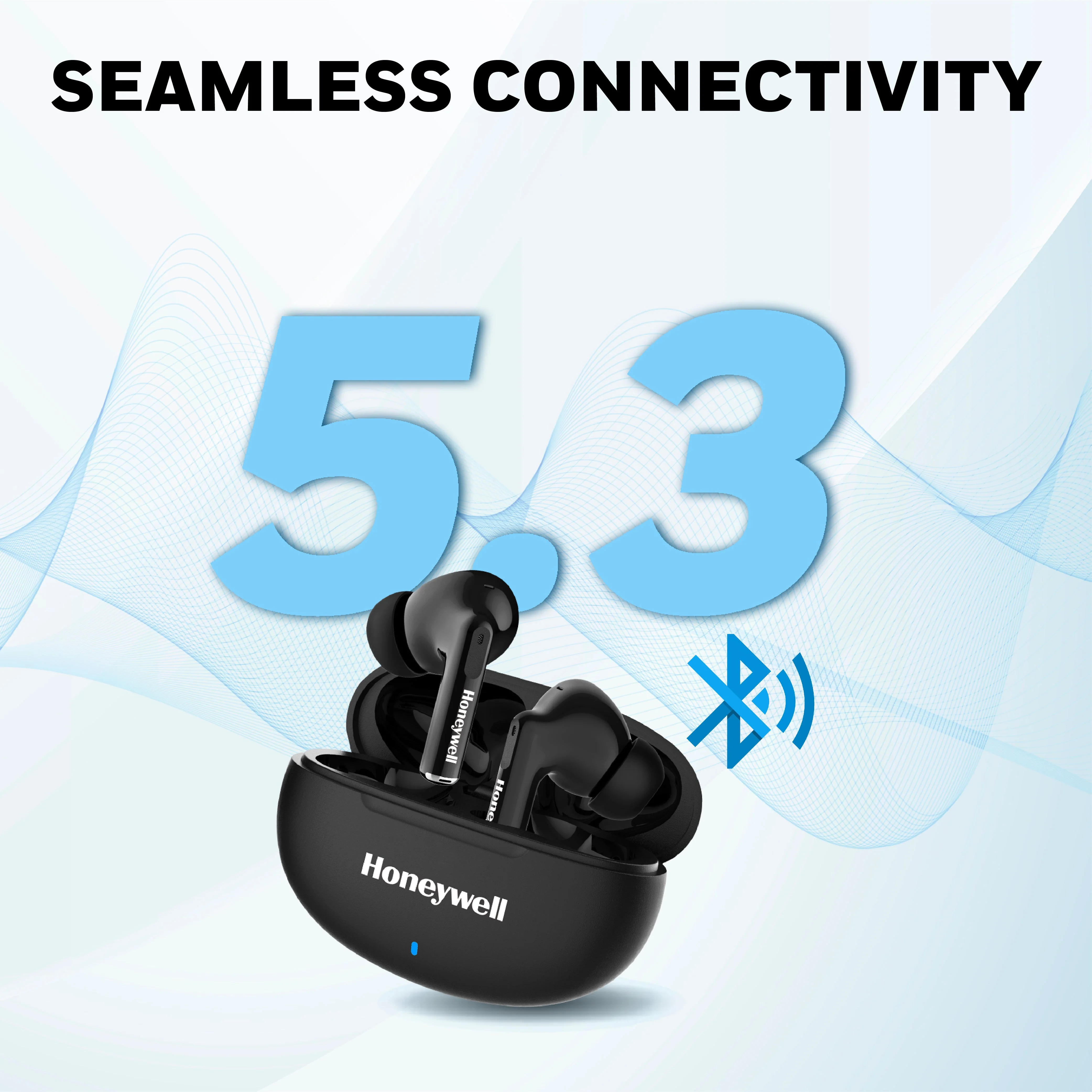 Moxie V1200 Truly Wireless Earbuds-Black - Image 9