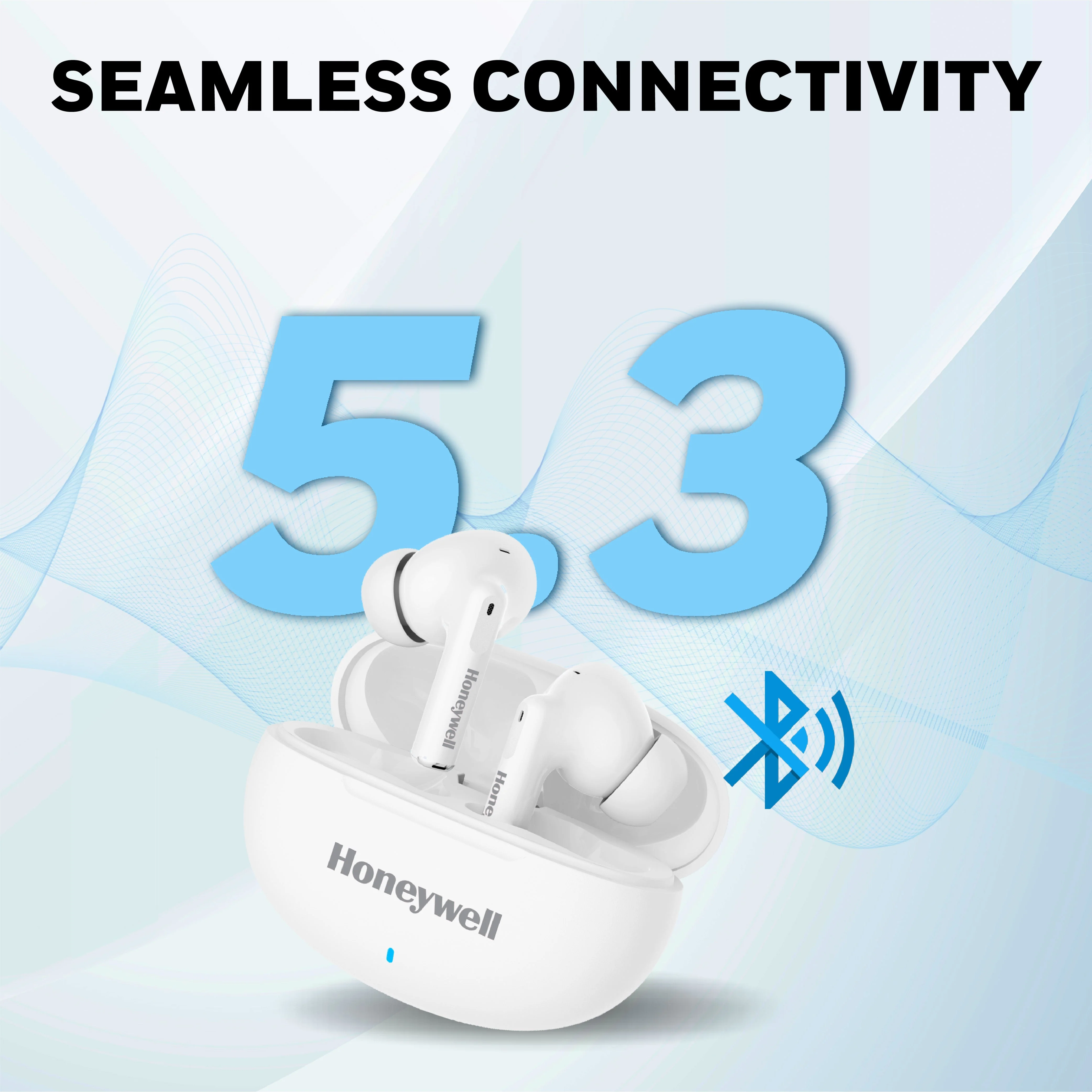 Moxie V1200 Truly Wireless Earbuds-White - Image 10
