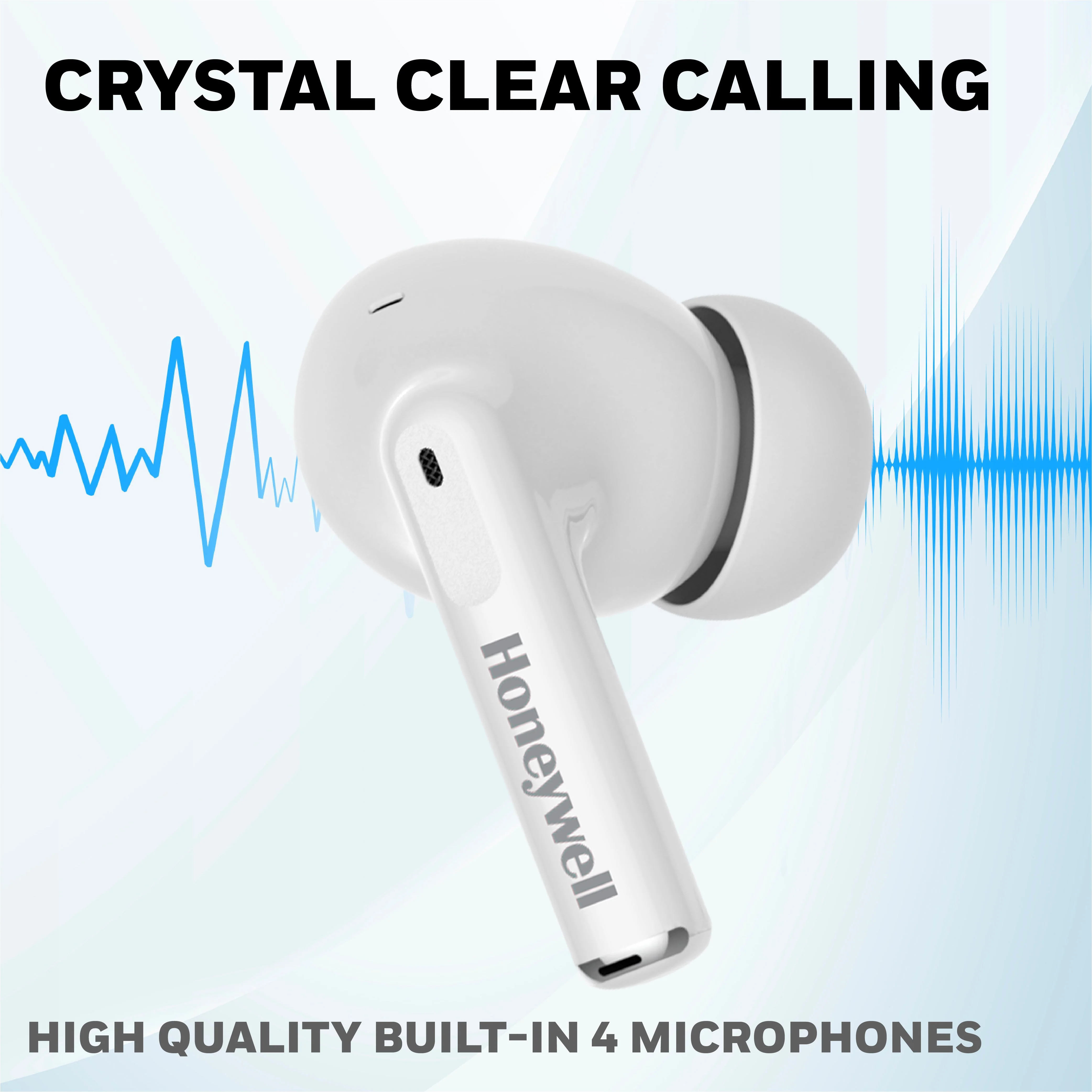 Moxie V1200 Truly Wireless Earbuds-White - Image 11