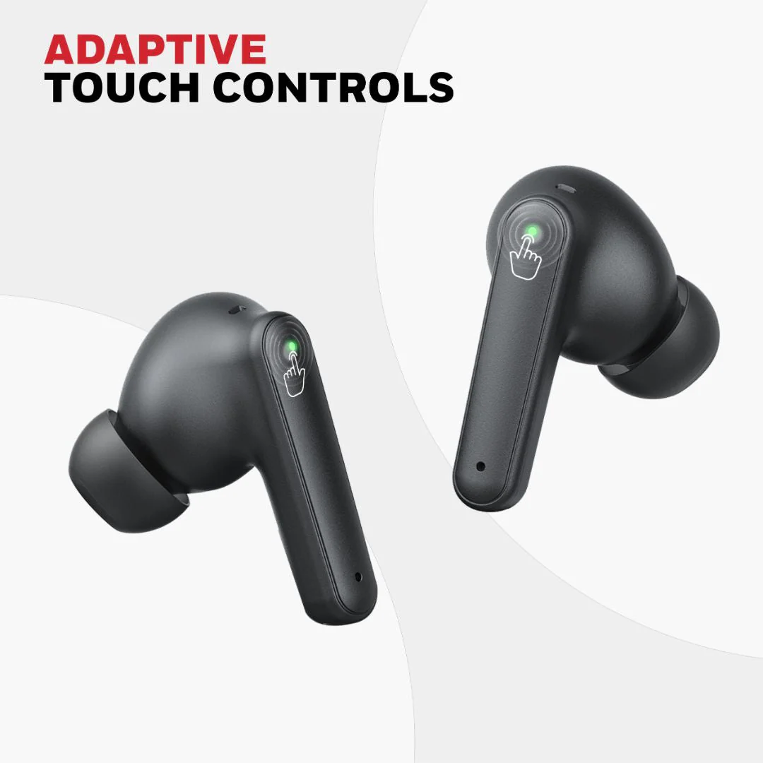 Moxie V1400 Truly Wireless Earbuds-Black - Image 4
