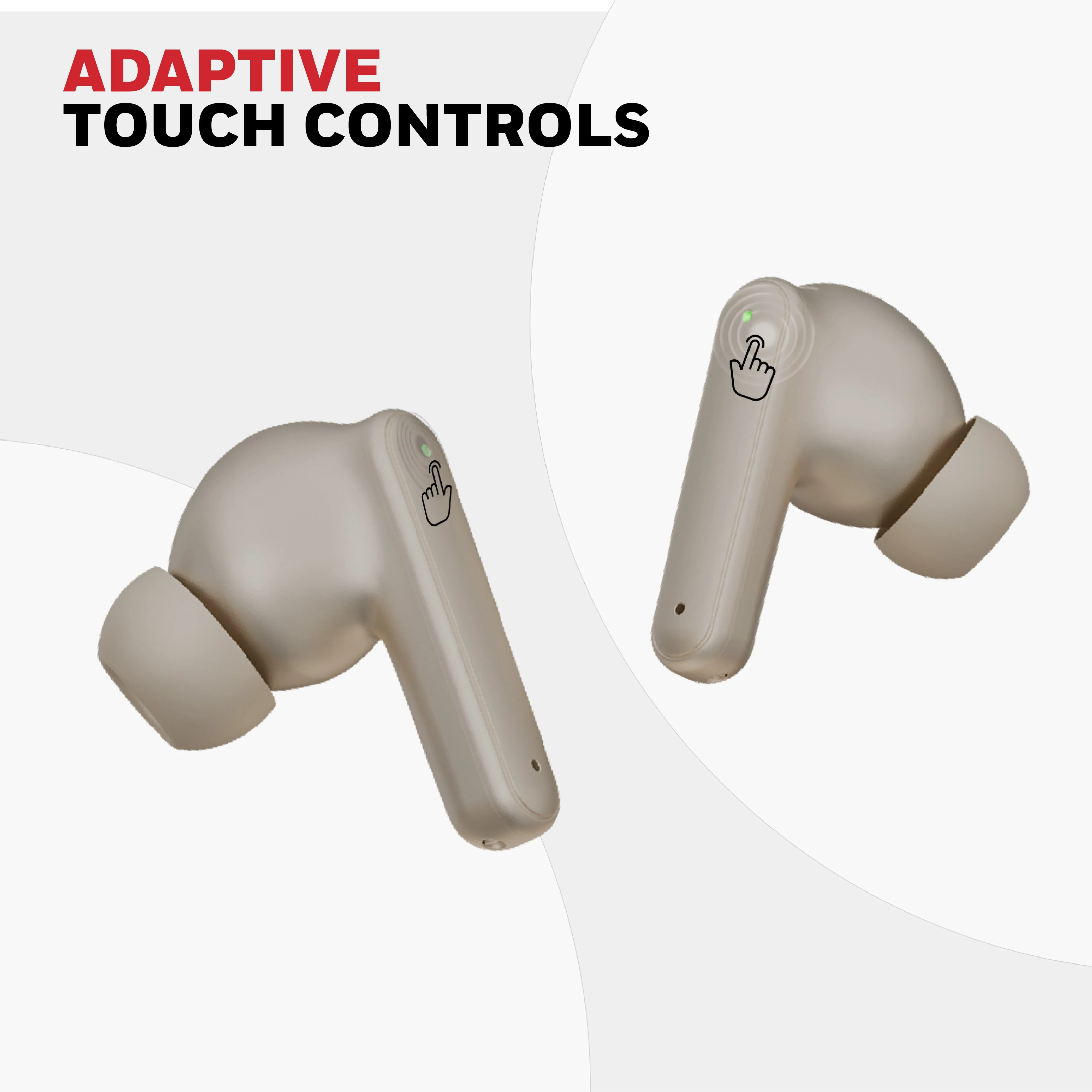 Moxie V1400 Truly Wireless Earbuds-Camel - Image 8