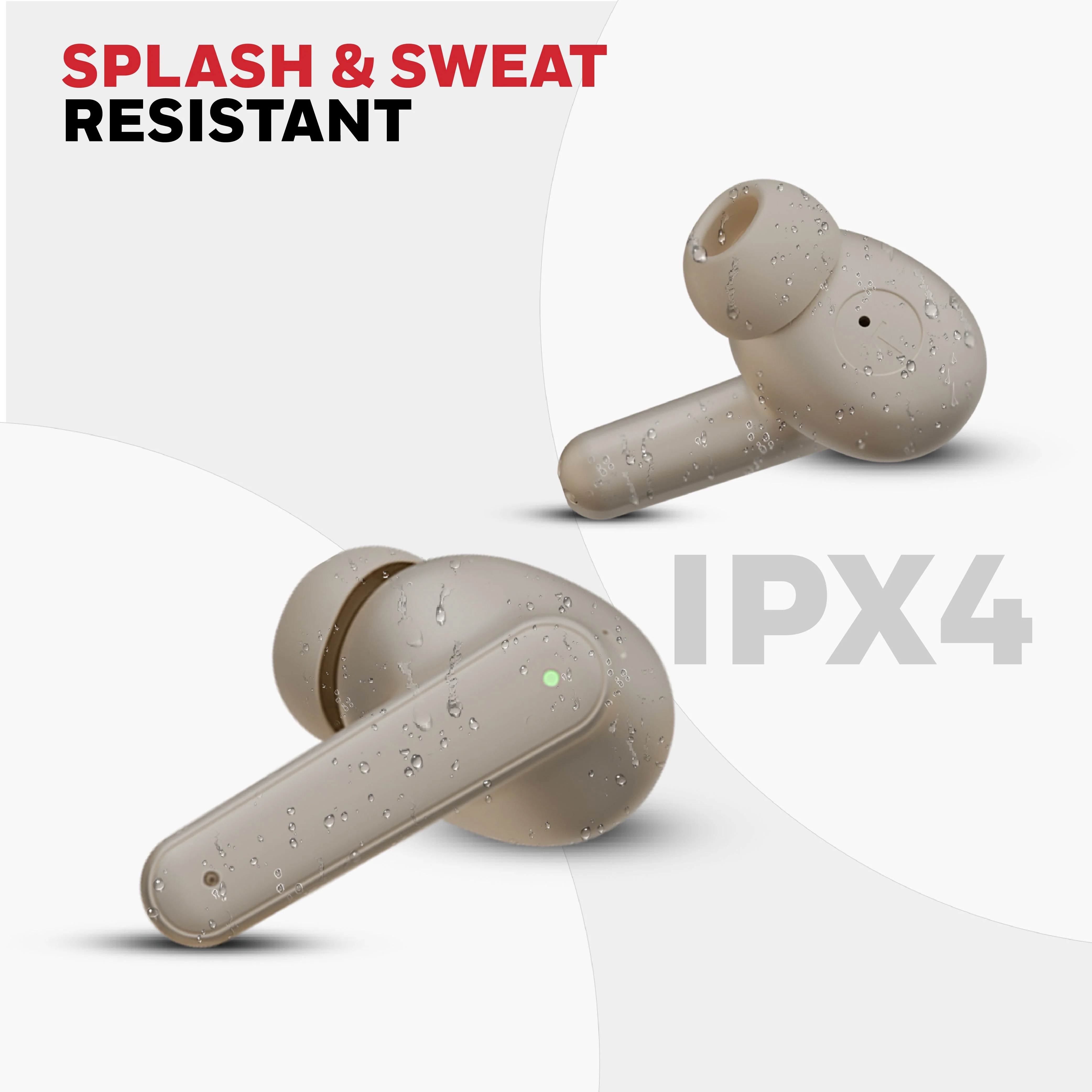 Moxie V1400 Truly Wireless Earbuds-Camel - Image 9