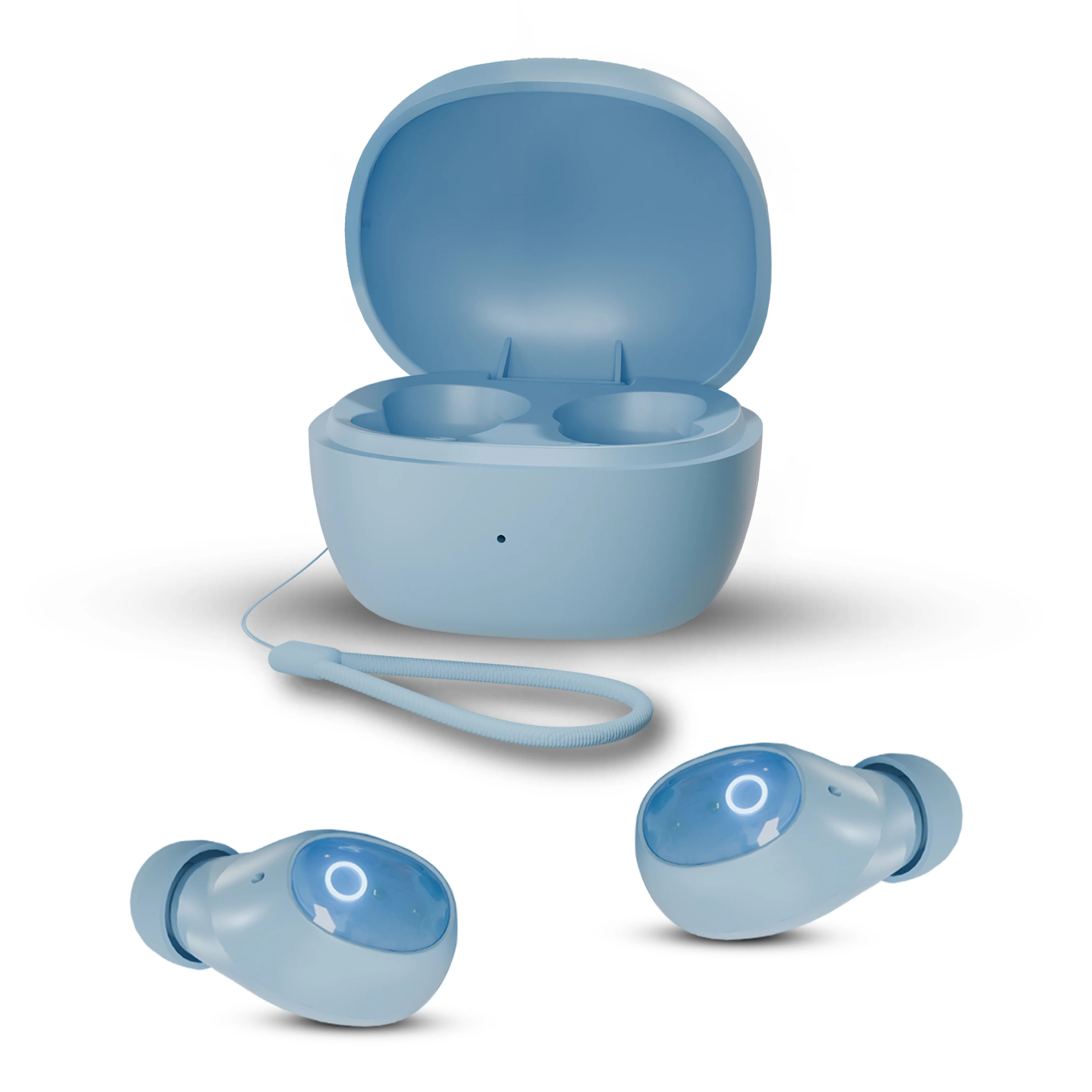Moxie V1500 Truly wireless ENC earbuds – Blue - Image 6