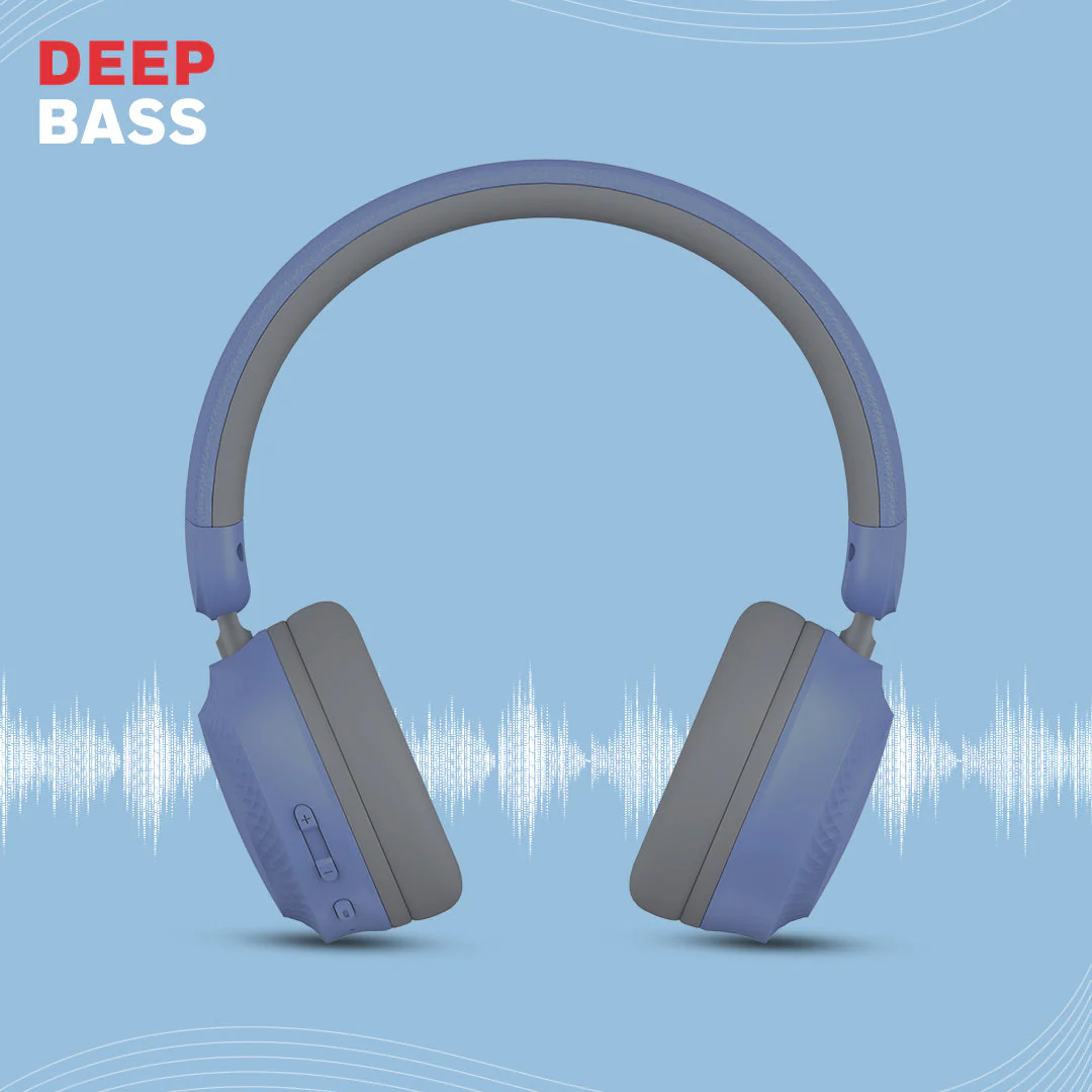 Moxie V20 Bluetooth Headphone-Blue - Image 4