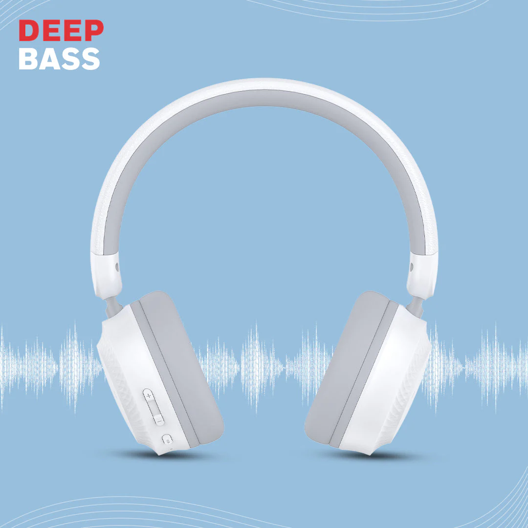 Moxie V20 Bluetooth Headphone-White - Image 4
