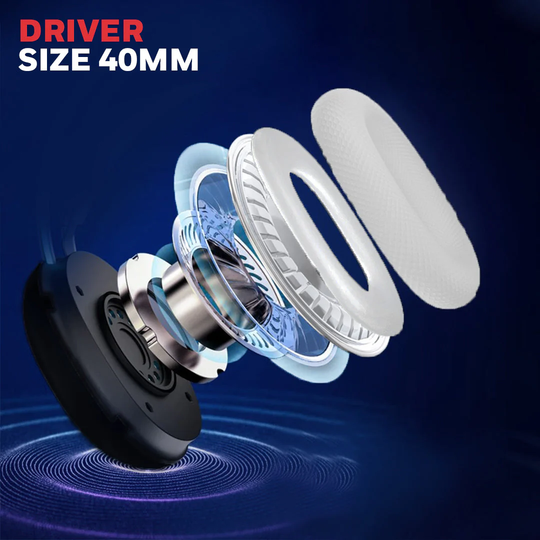 Moxie V20 Bluetooth Headphone-White - Image 5