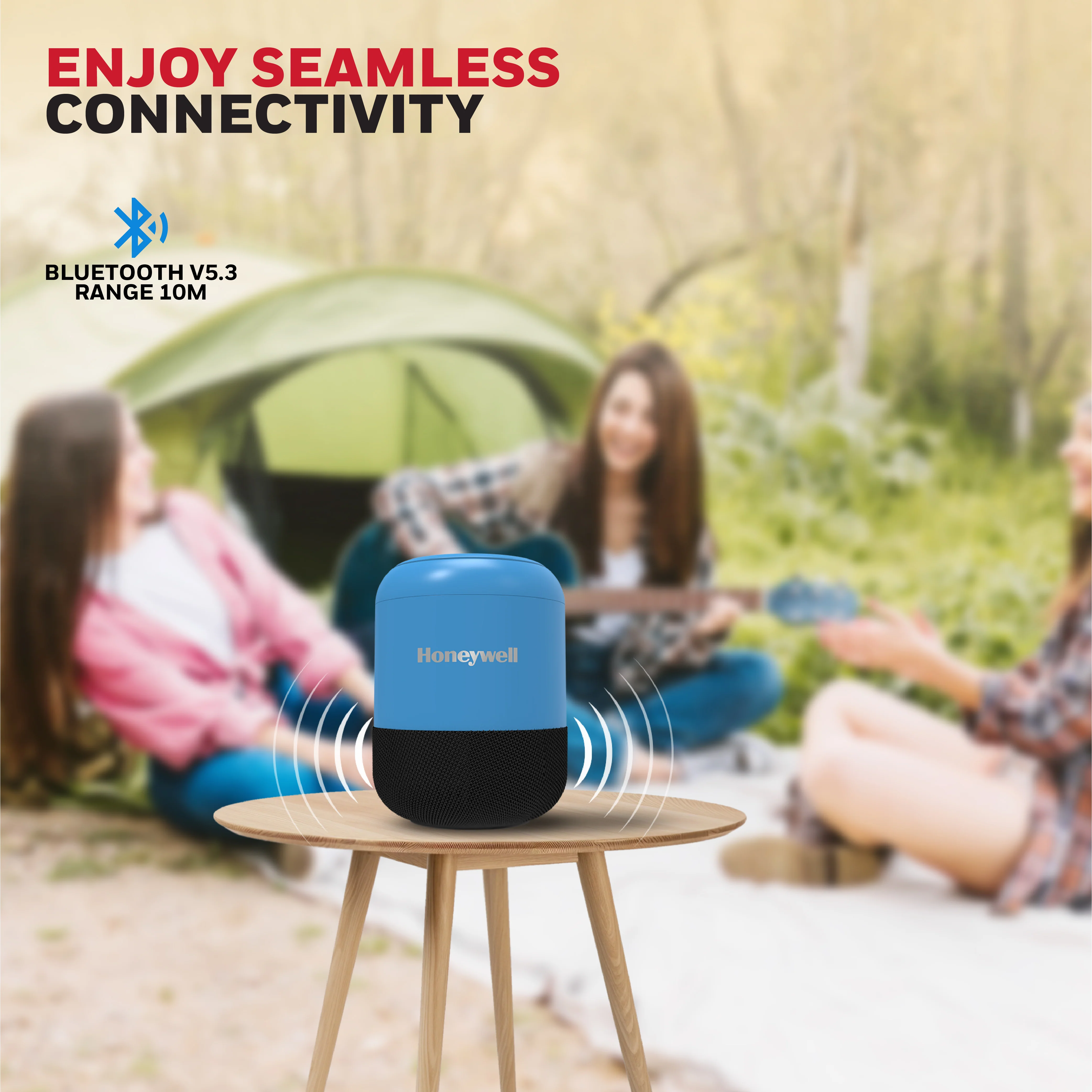 Moxie V200 Bluetooth Speaker - Blue - Image 3