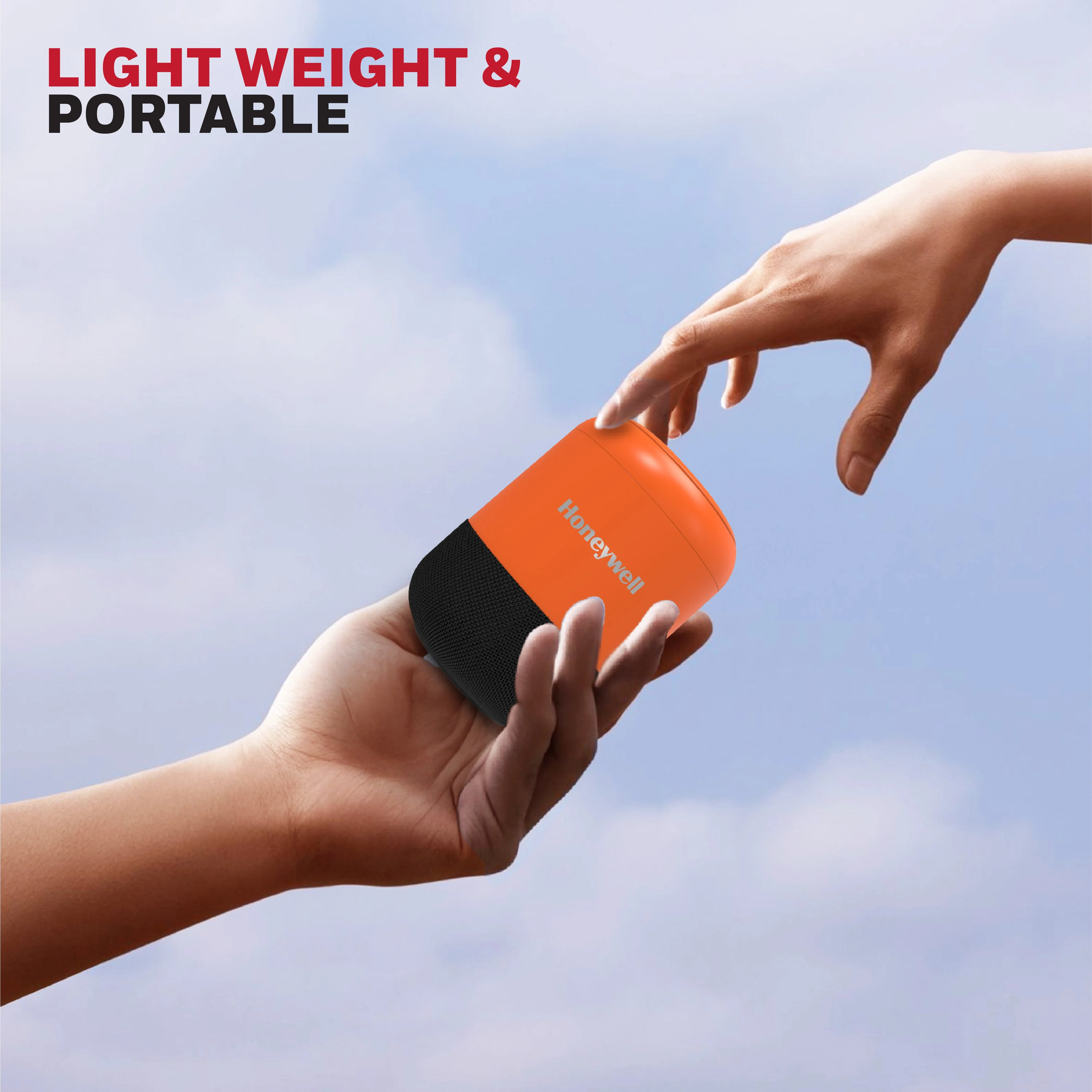 Moxie V200 Bluetooth Speaker - Orange - Image 7