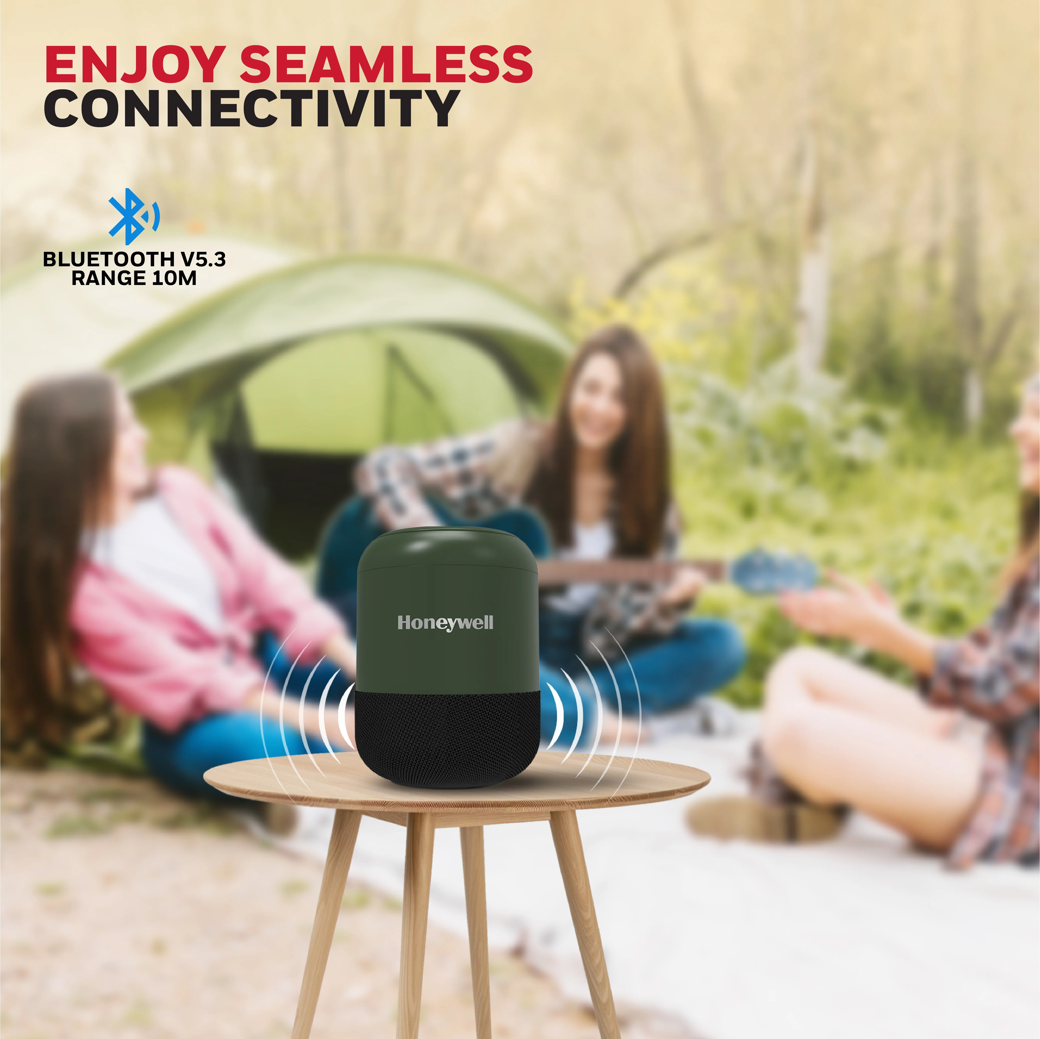 Moxie V200 Bluetooth Speaker - Olive Green - Image 3