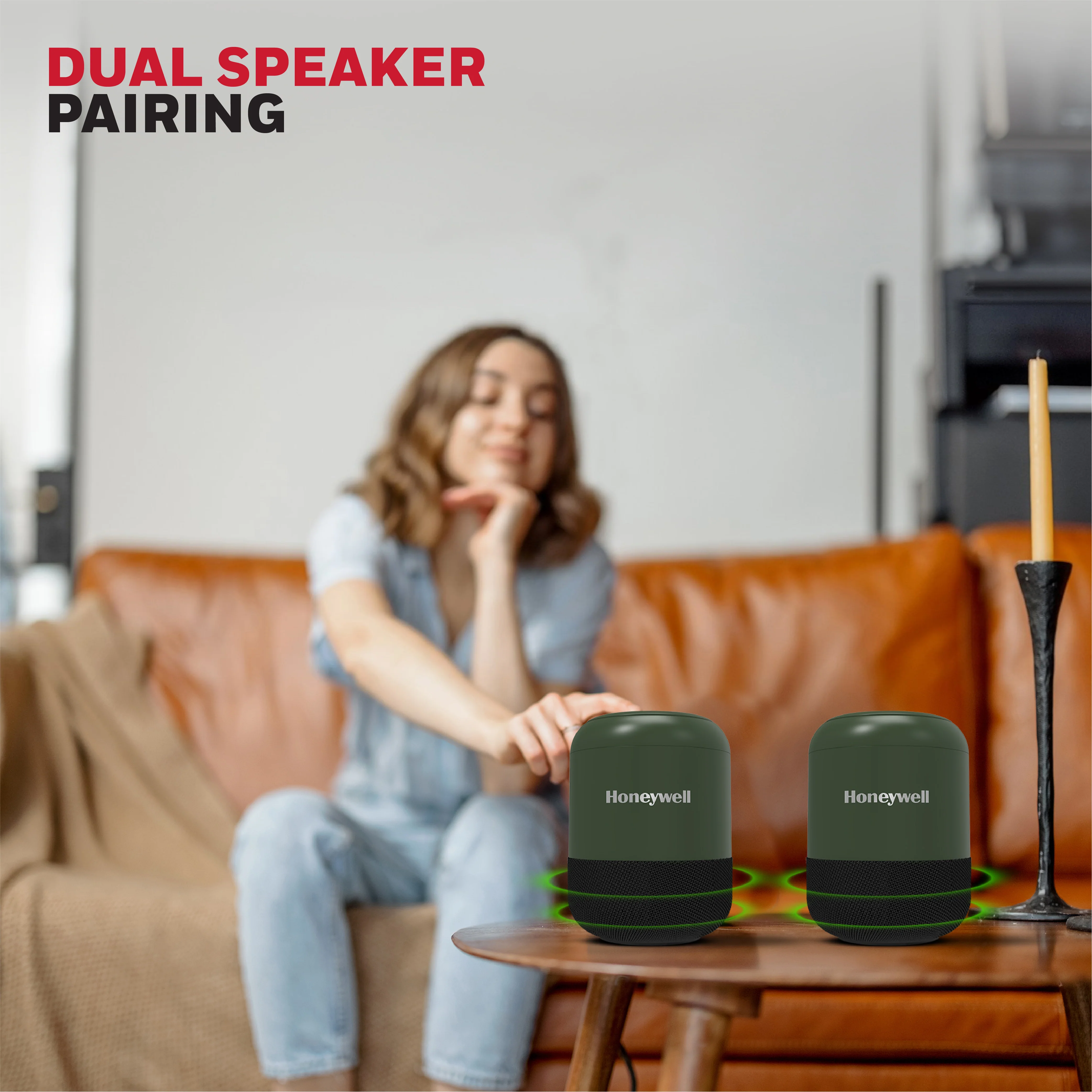 Moxie V200 Bluetooth Speaker - Olive Green - Image 4