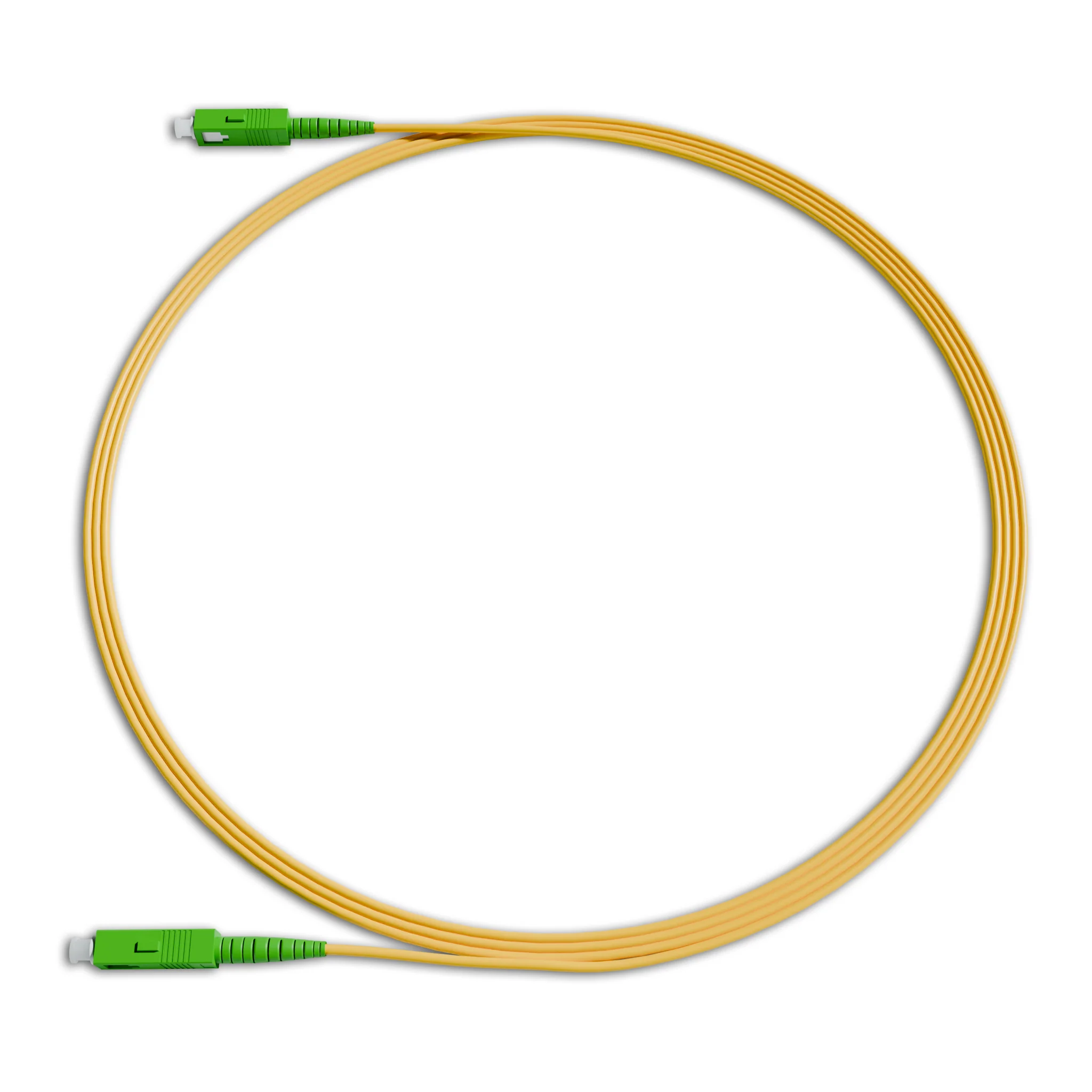SM SC-SC APC Simplex Patch Cord 2 Mtrs - Image 3