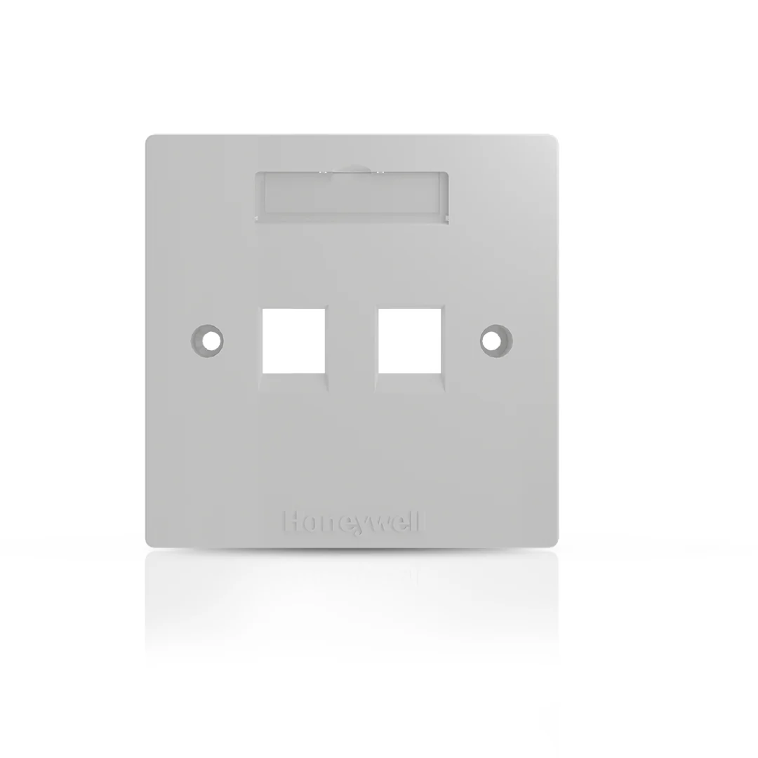 Square Face Plate (86x86) UTP/STP - Dual Port (NS)