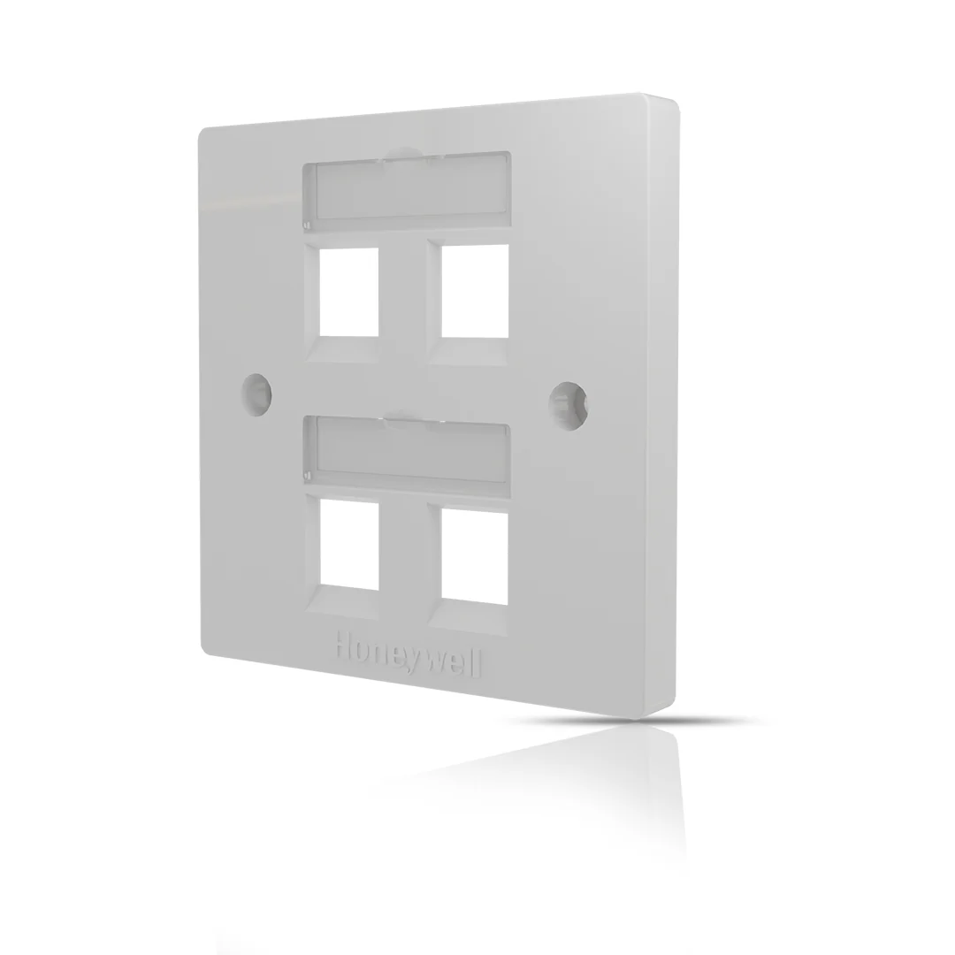 Square Face Plate (86x86) UTP/STP - Quad Port (NS) - Image 3