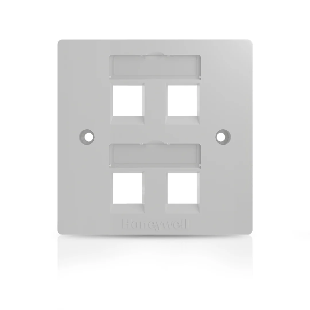 Square Face Plate (86x86) UTP/STP - Quad Port (NS) - Image 5