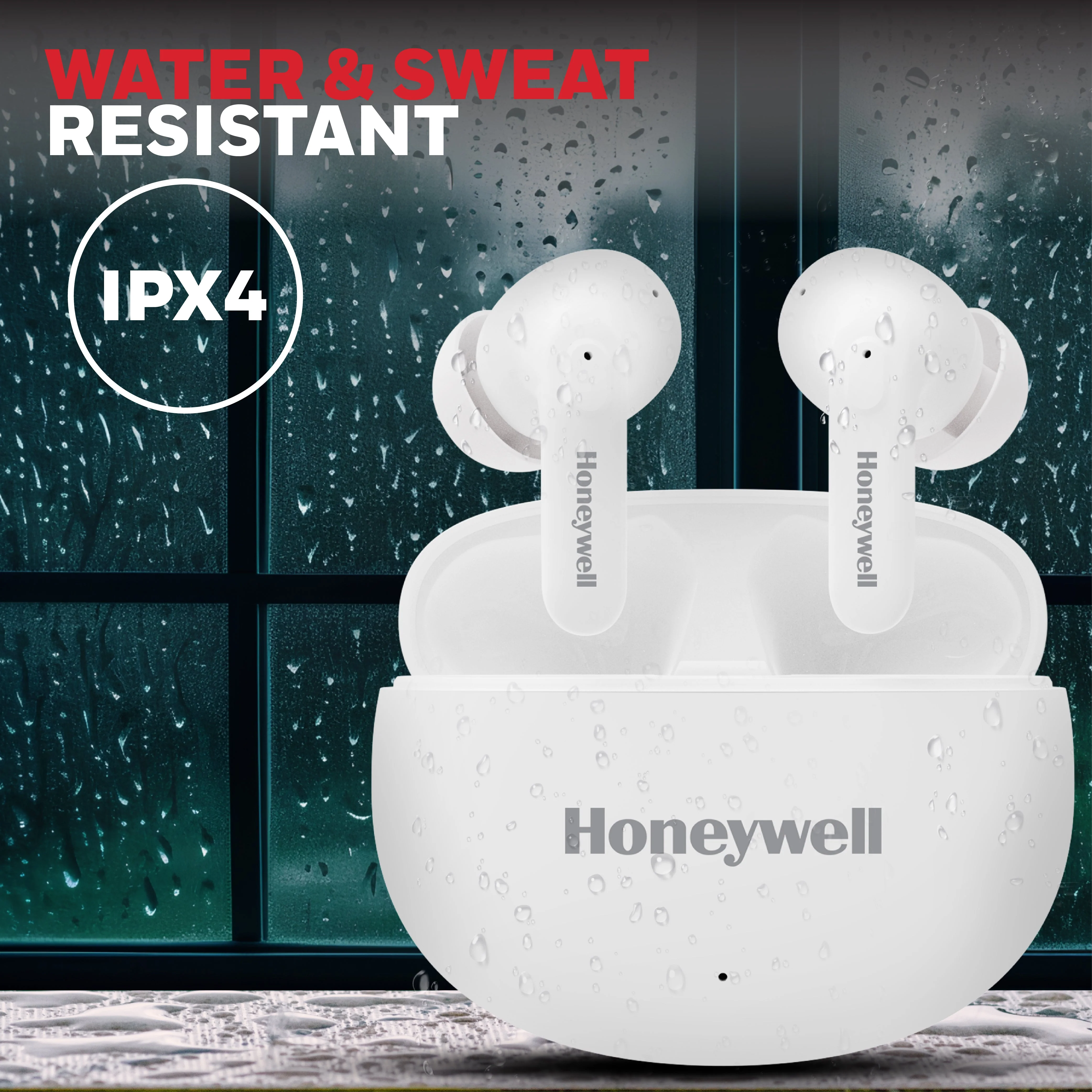 Suono P2100 Truly Wireless Earbuds-White - Image 4