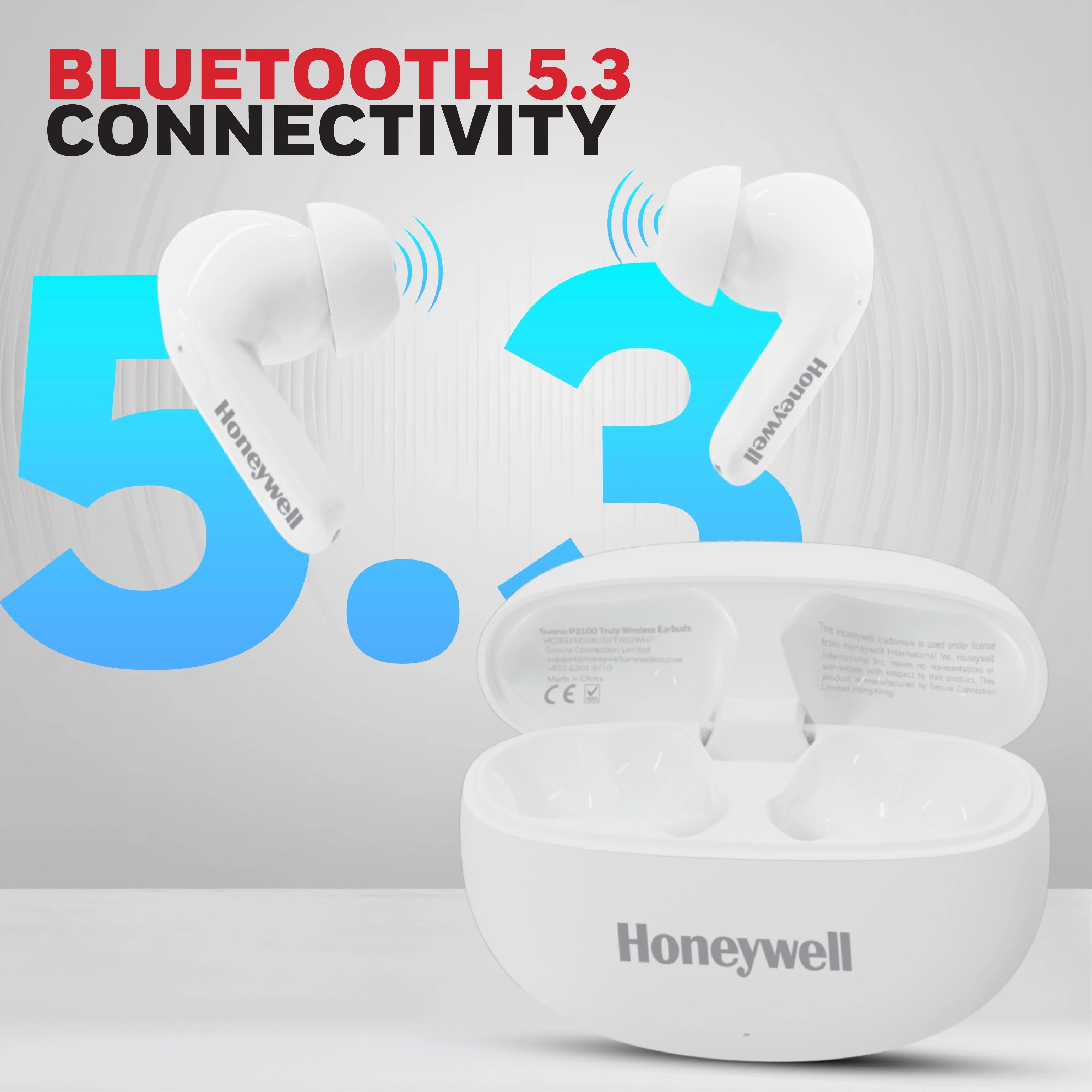 Suono P2100 Truly Wireless Earbuds-White - Image 8