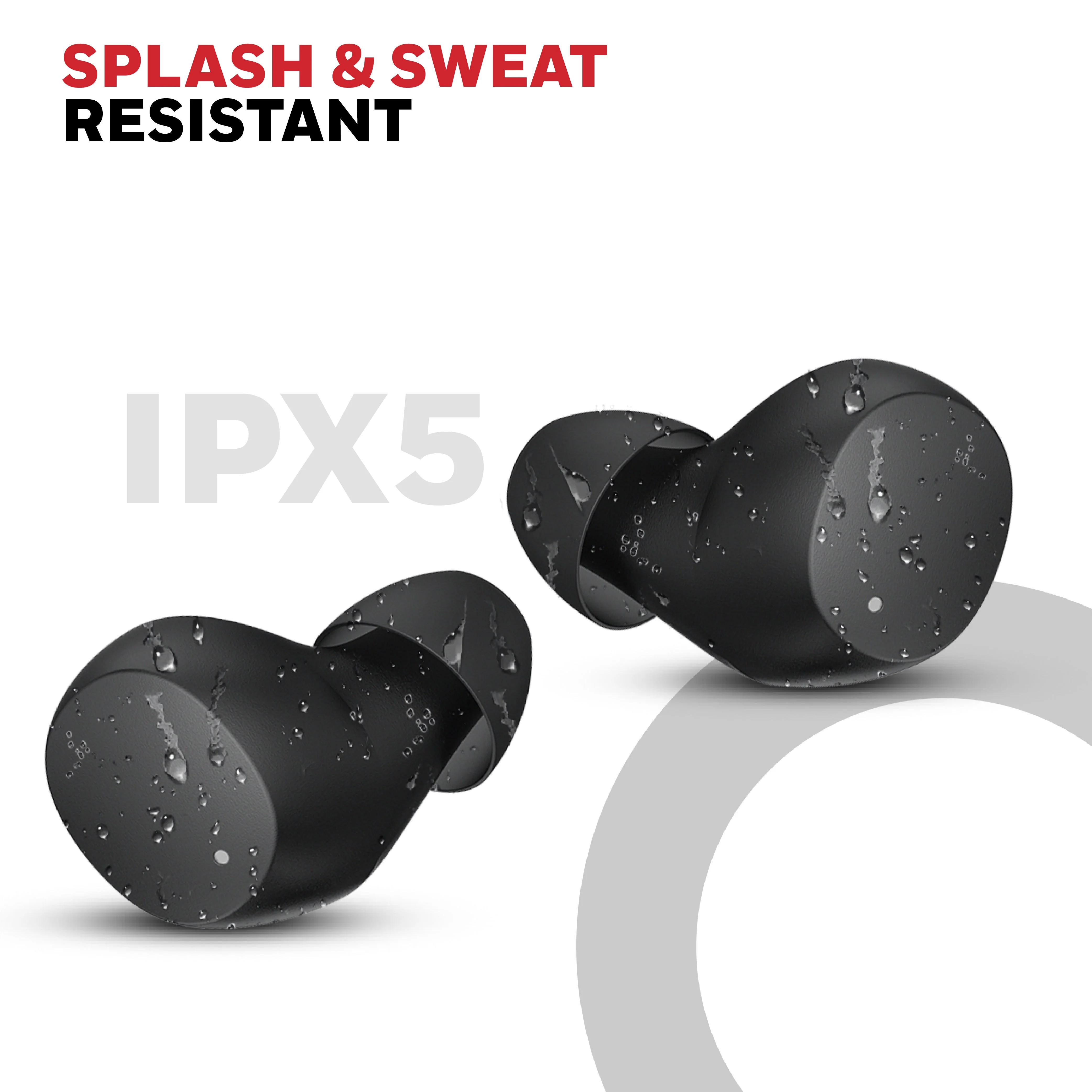 Suono P2200 Truly Wireless Earbuds-Black - Image 5