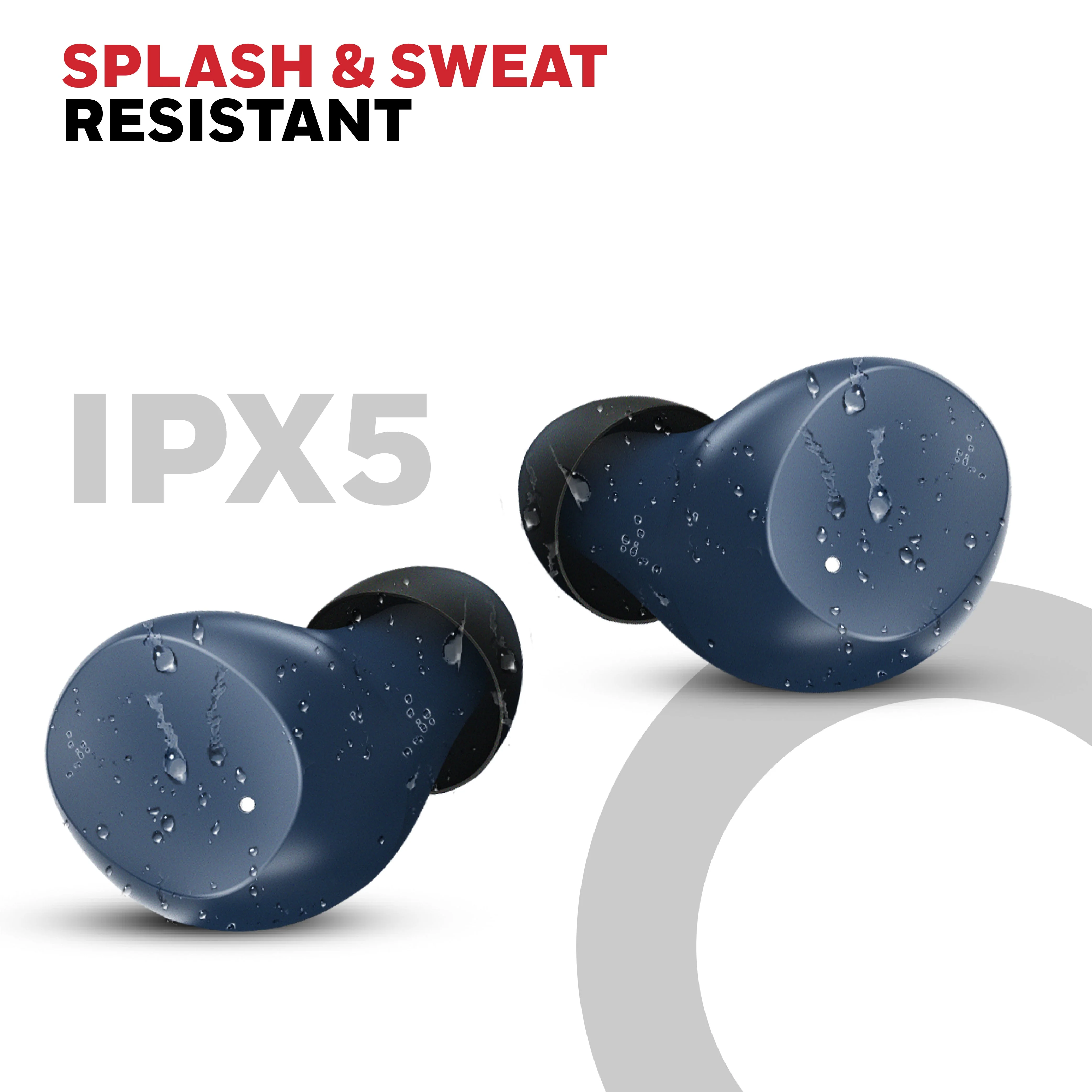 Suono P2200 Truly Wireless Earbuds-Blue - Image 5