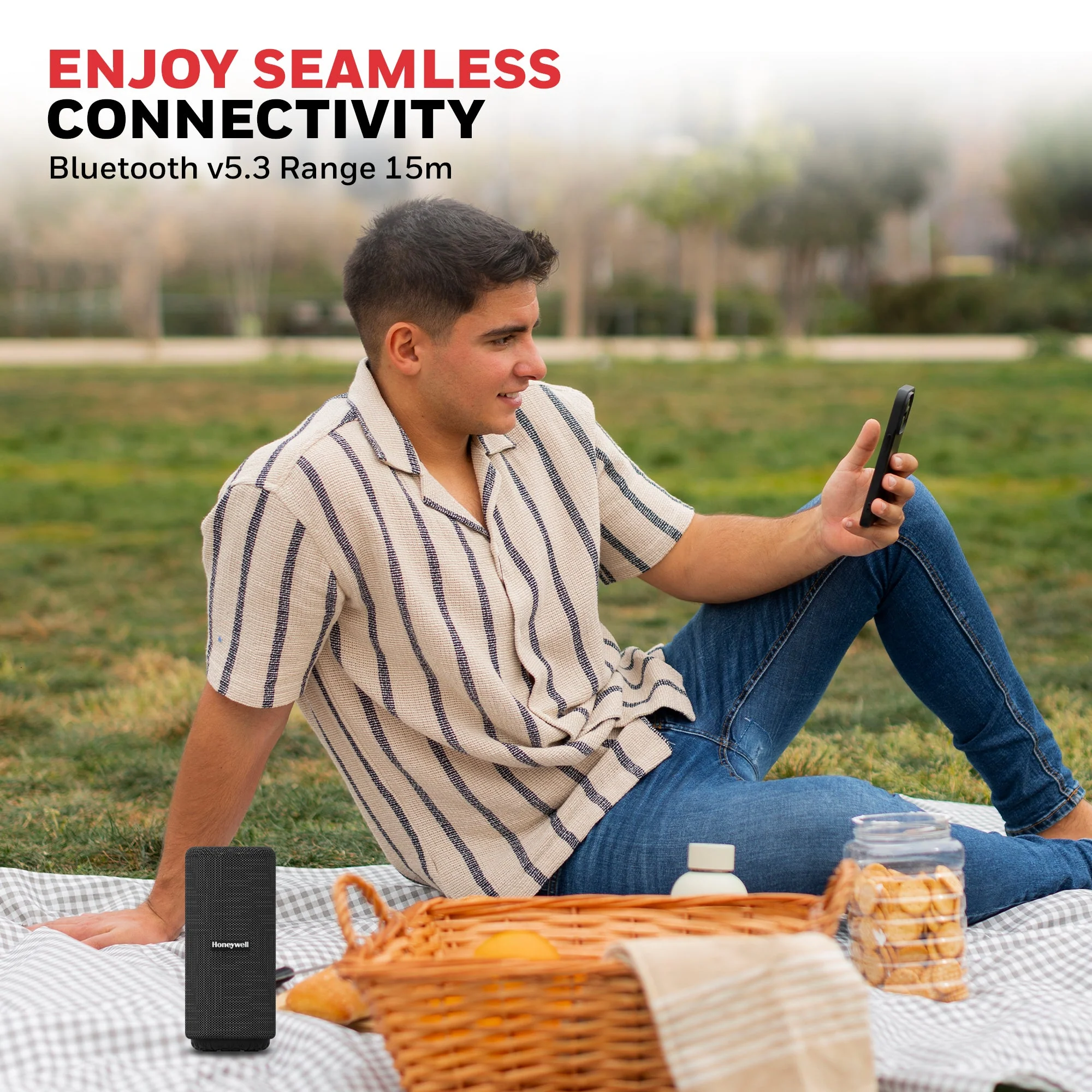 Suono P300 Bluetooth Speaker - Black - Image 10