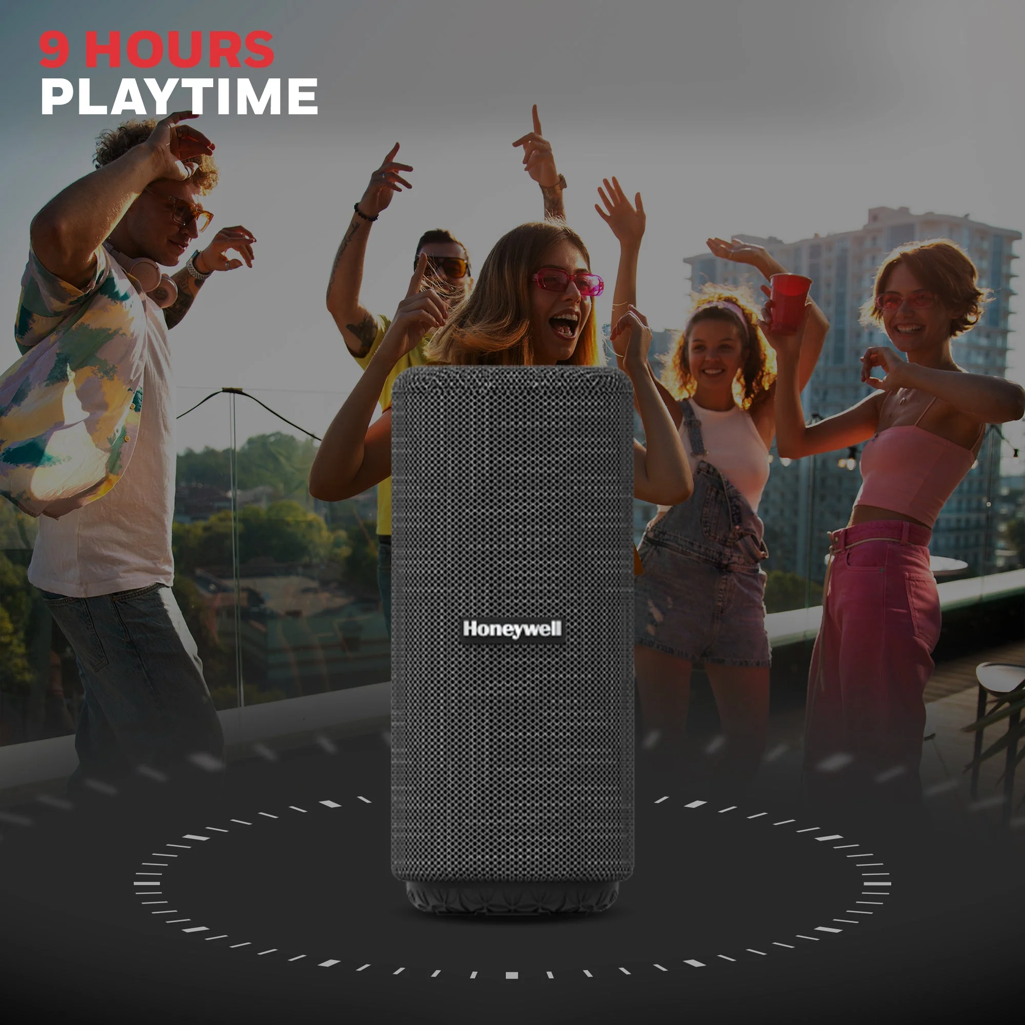 Suono P300 Bluetooth Speaker - Black - Image 6