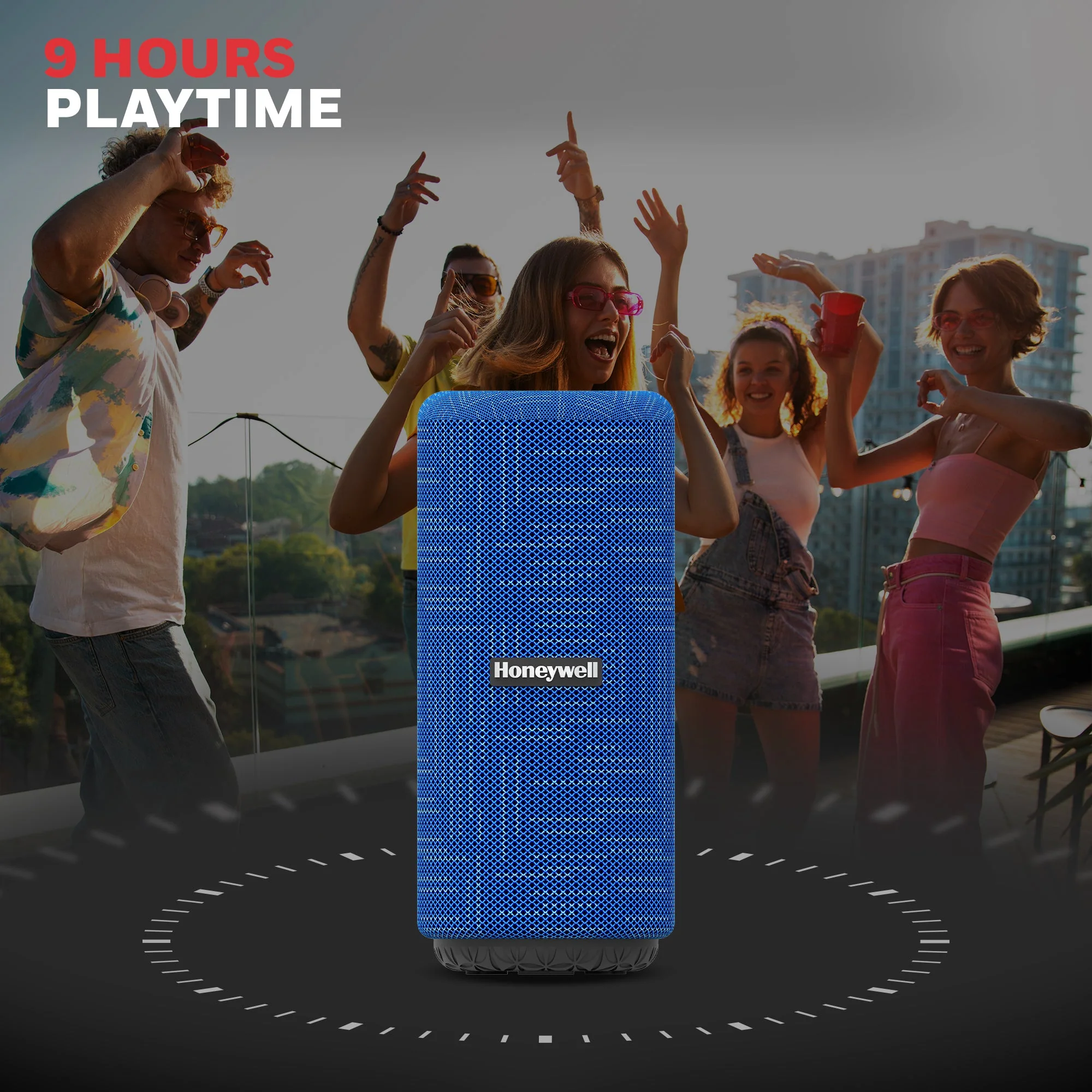 Suono P300 Bluetooth Speaker - Blue - Image 4