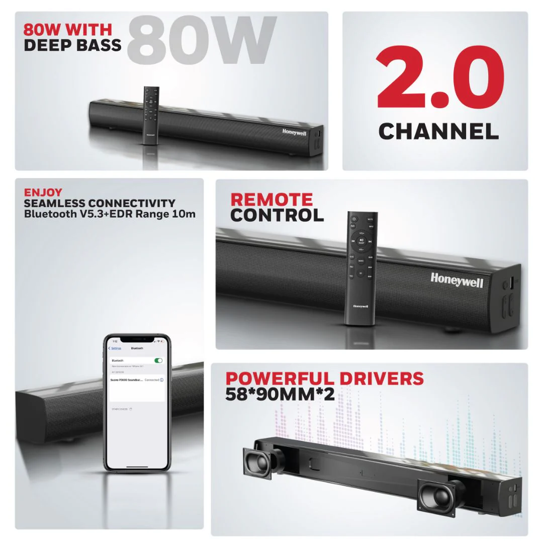 Suono P3000 Soundbar - 80W - Image 7